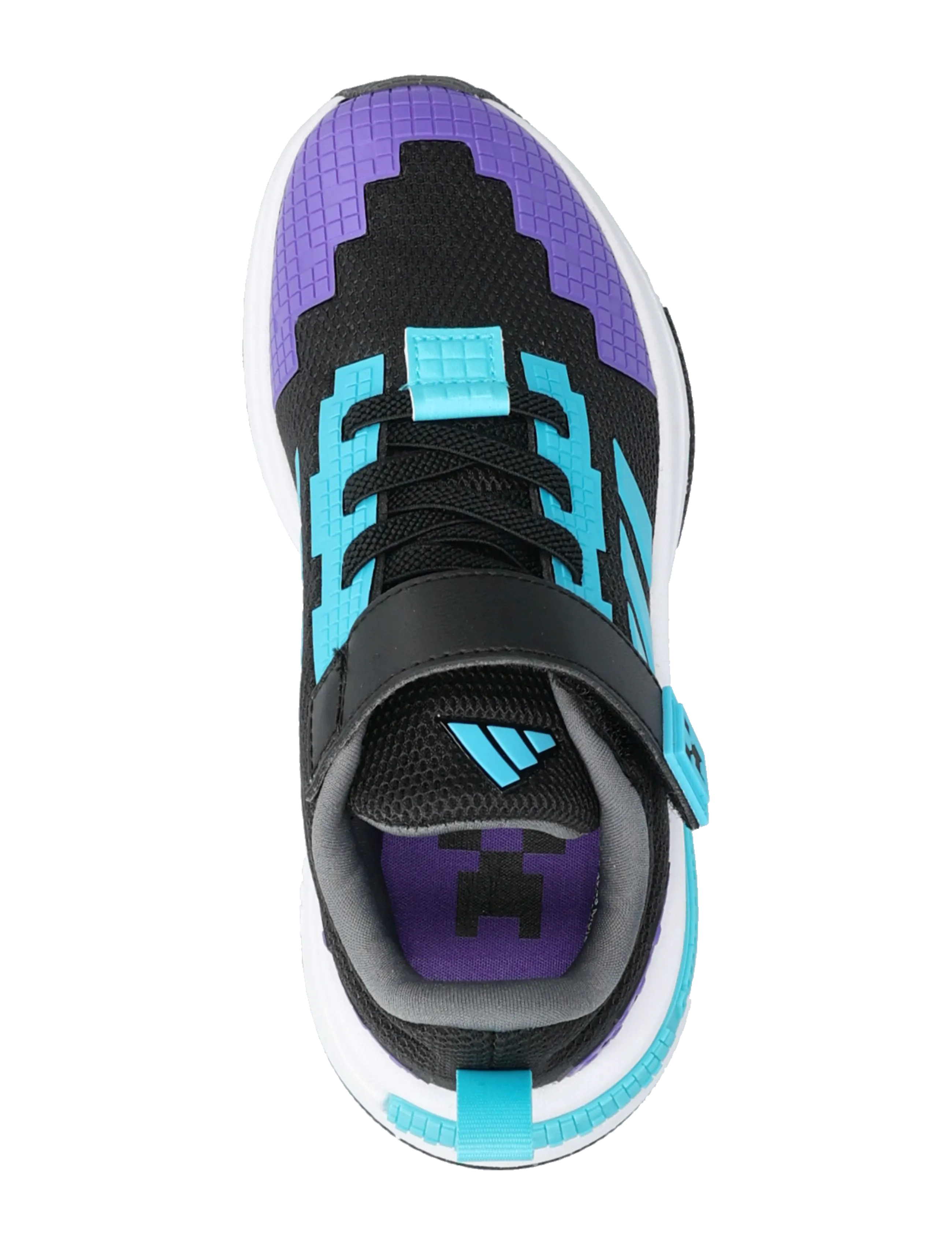 adidas Sportswear - MINECRAFT PRO EL C - låga sneakers - cblack/luccya/ftwwht - 3
