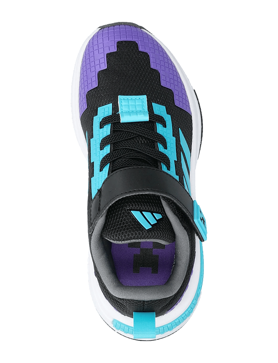 adidas Sportswear - MINECRAFT PRO EL C - låga sneakers - cblack/luccya/ftwwht - 3