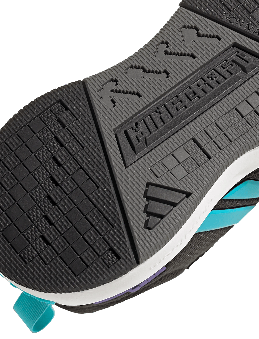 adidas Sportswear - MINECRAFT PRO EL C - låga sneakers - cblack/luccya/ftwwht - 5
