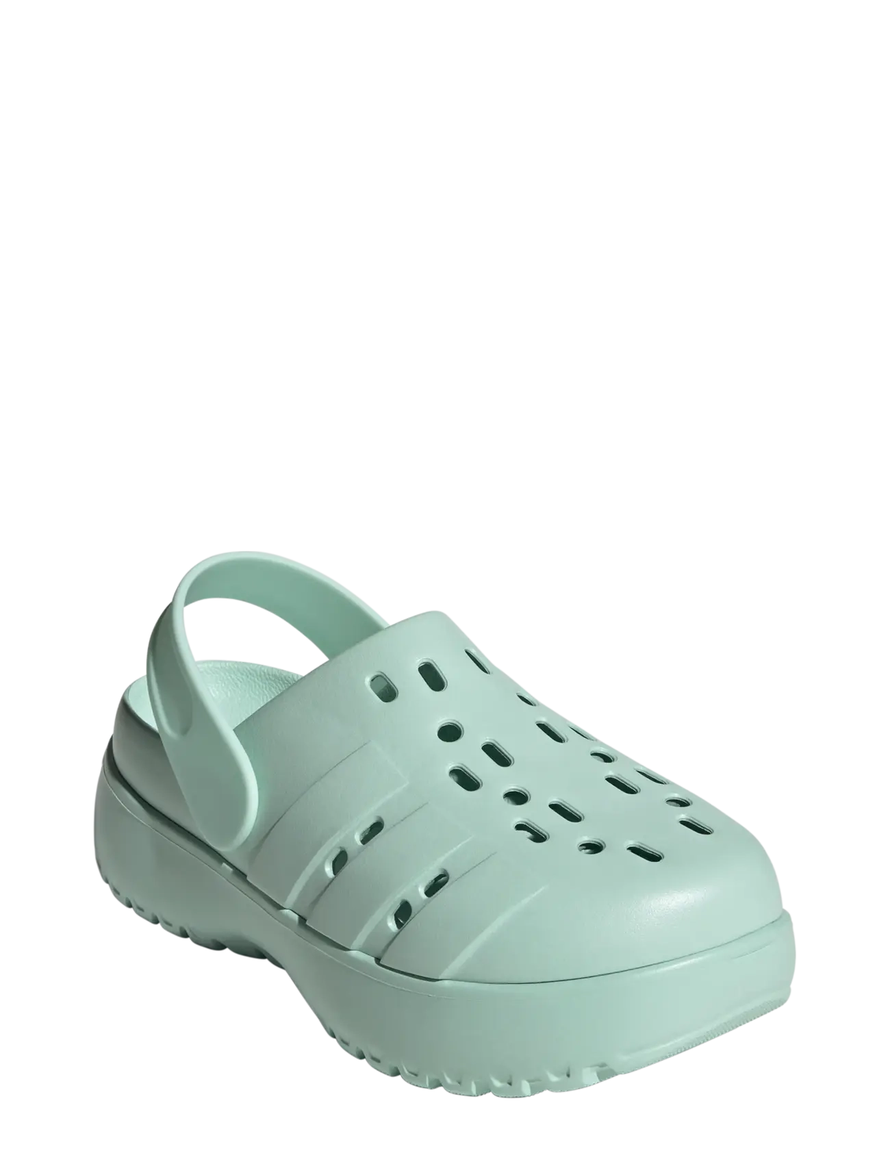 adidas Sportswear Adilette Clog Platform, Kvinder, Platform Træsko, Grøn, Str: 43