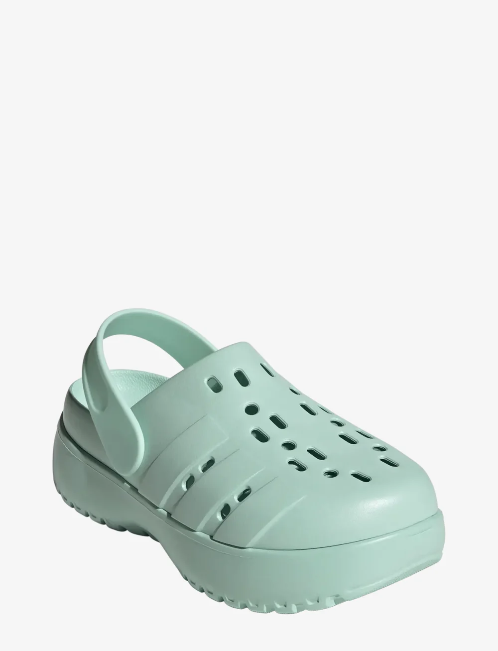 adidas Sportswear - ADILETTE CLOG PLATFORM - sandaler & tøfler - halmin/halmin/halmin - 0