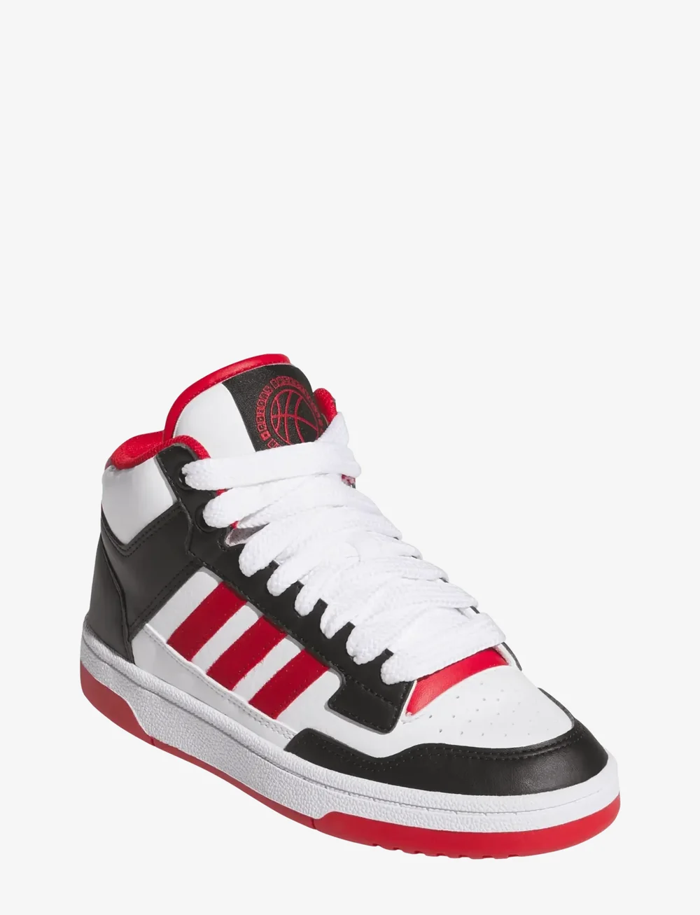adidas Sportswear - RAPID COURT MID J - høje sneakers - cblack/tepore/ftwwht - 0