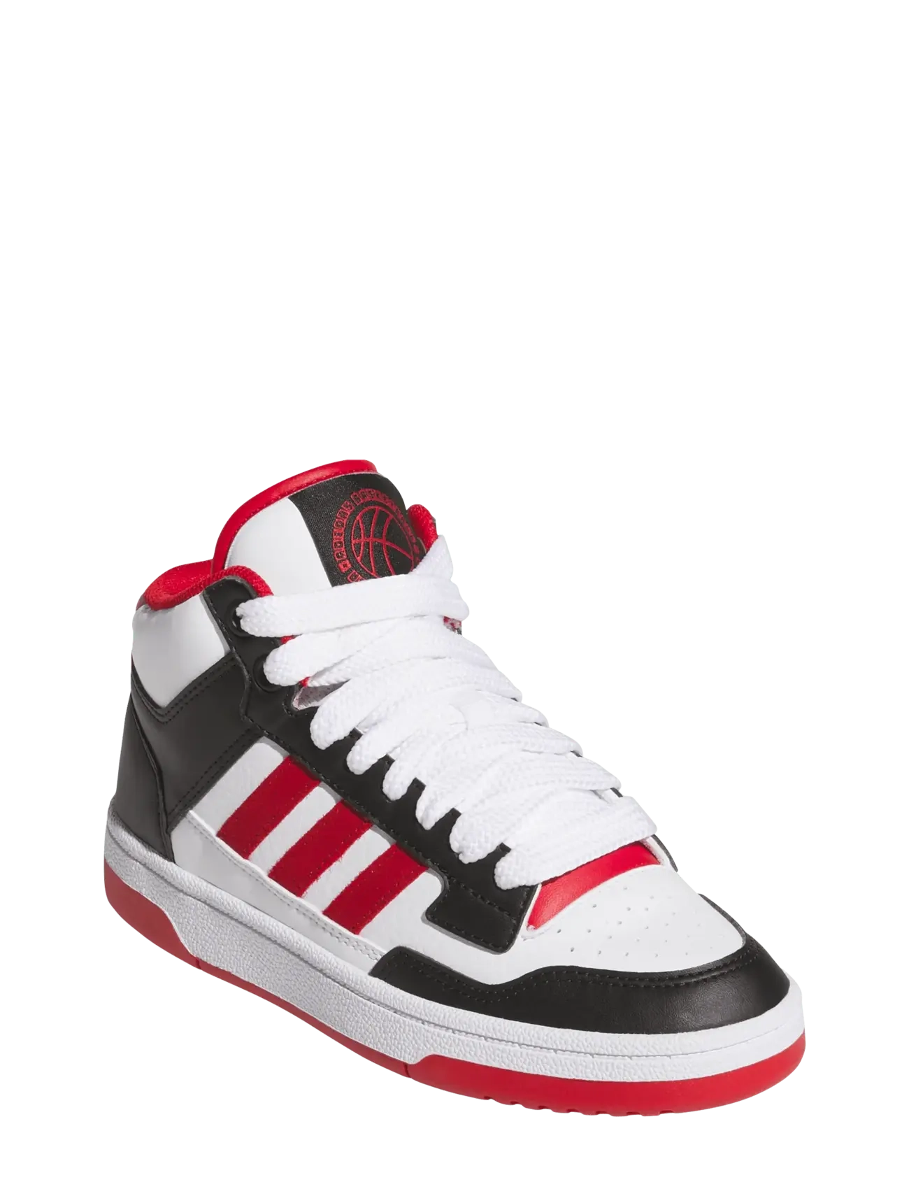 adidas Sportswear - RAPID COURT MID J - háir strigaskór - cblack/tepore/ftwwht - 0