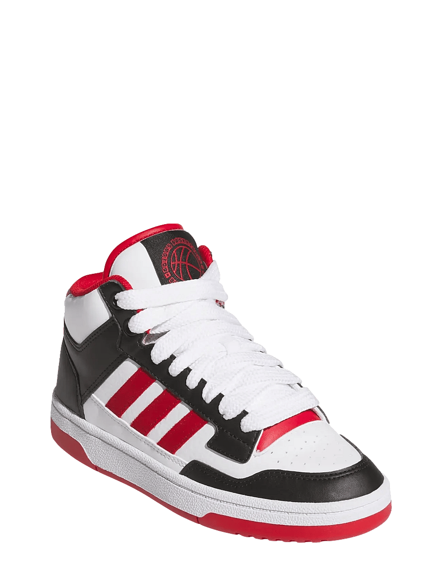 adidas Sportswear - RAPID COURT MID J - háir strigaskór - cblack/tepore/ftwwht - 0