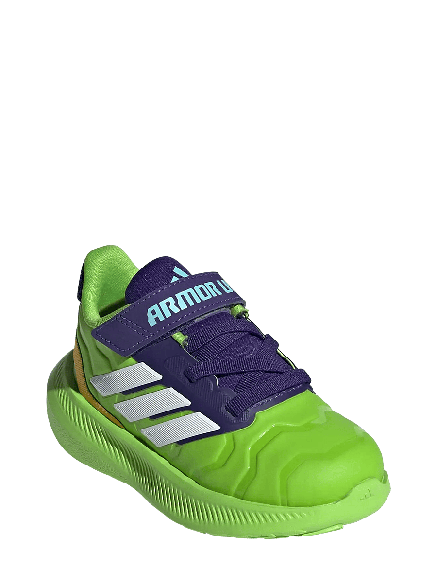 adidas Sportswear - RUNFALCON 5 IRON HULK EL I - kõrge säärega tossud - sesogr/ftwwht/cpurpl - 0
