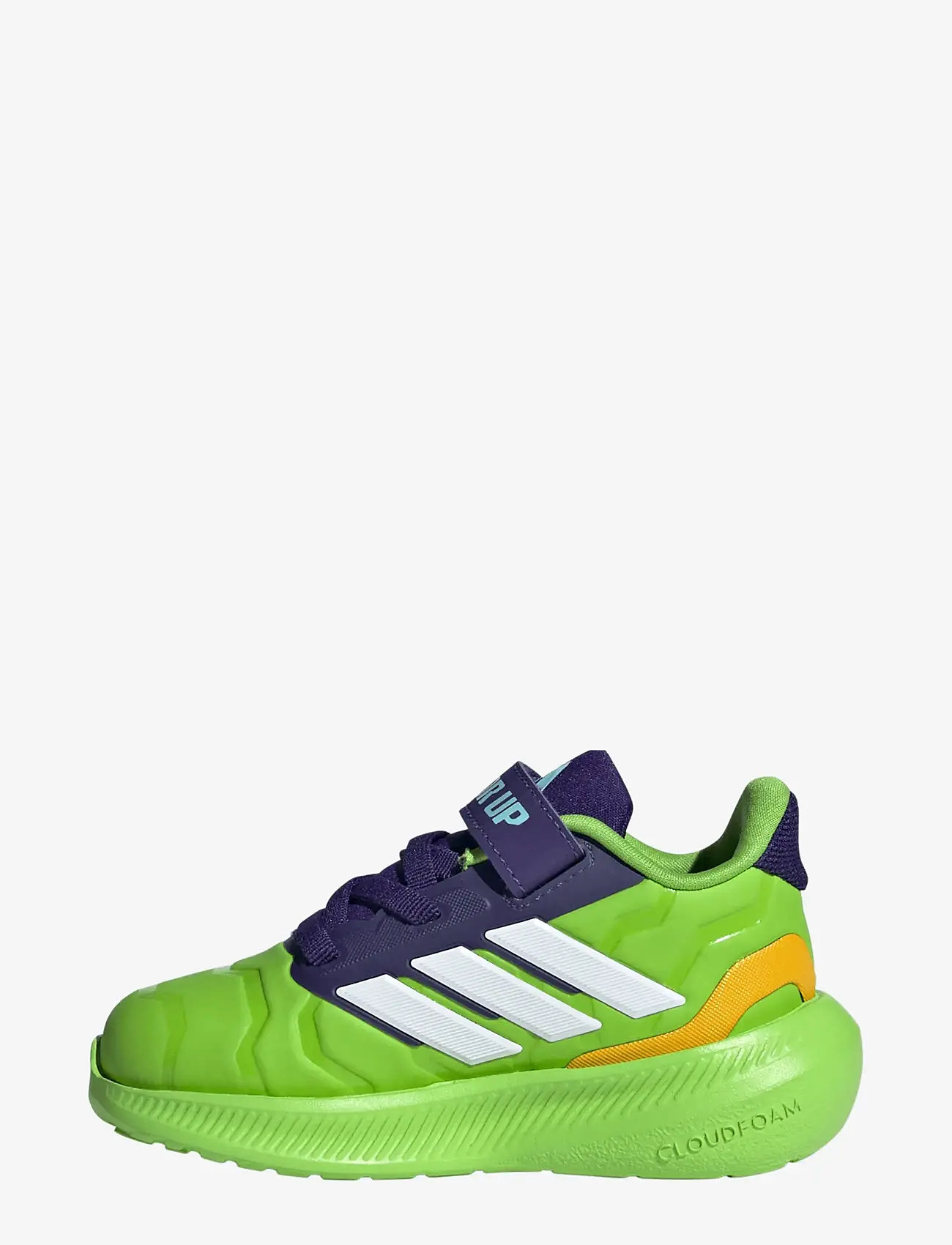 adidas Sportswear - RUNFALCON 5 IRON HULK EL I - niedriger schnitt - sesogr/ftwwht/cpurpl - 2