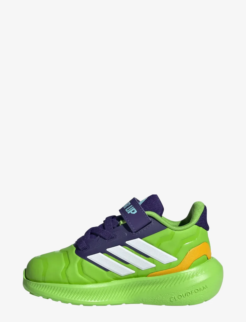 adidas Sportswear - RUNFALCON 5 IRON HULK EL I - låga sneakers - sesogr/ftwwht/cpurpl - 2