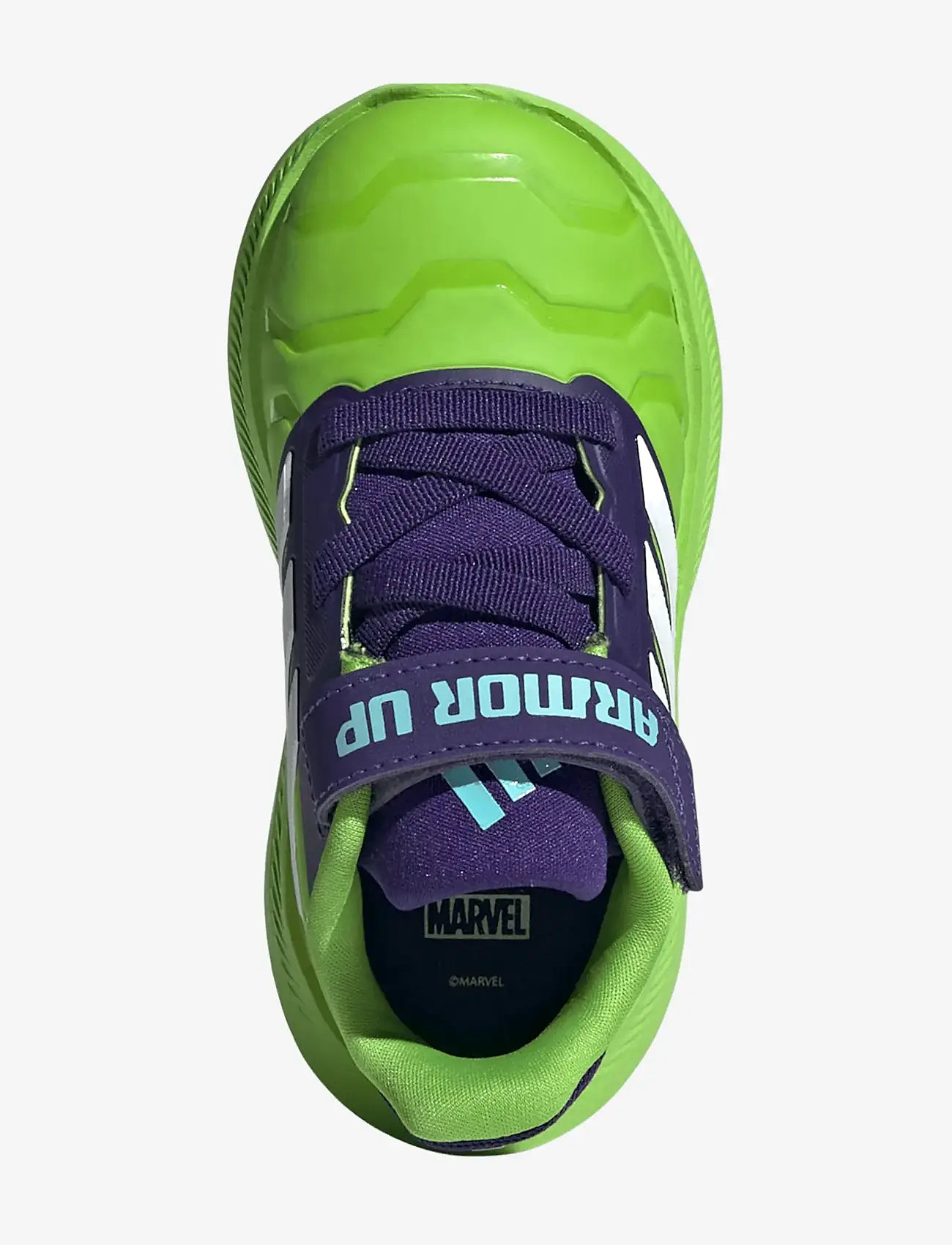 adidas Sportswear - RUNFALCON 5 IRON HULK EL I - niedriger schnitt - sesogr/ftwwht/cpurpl - 4