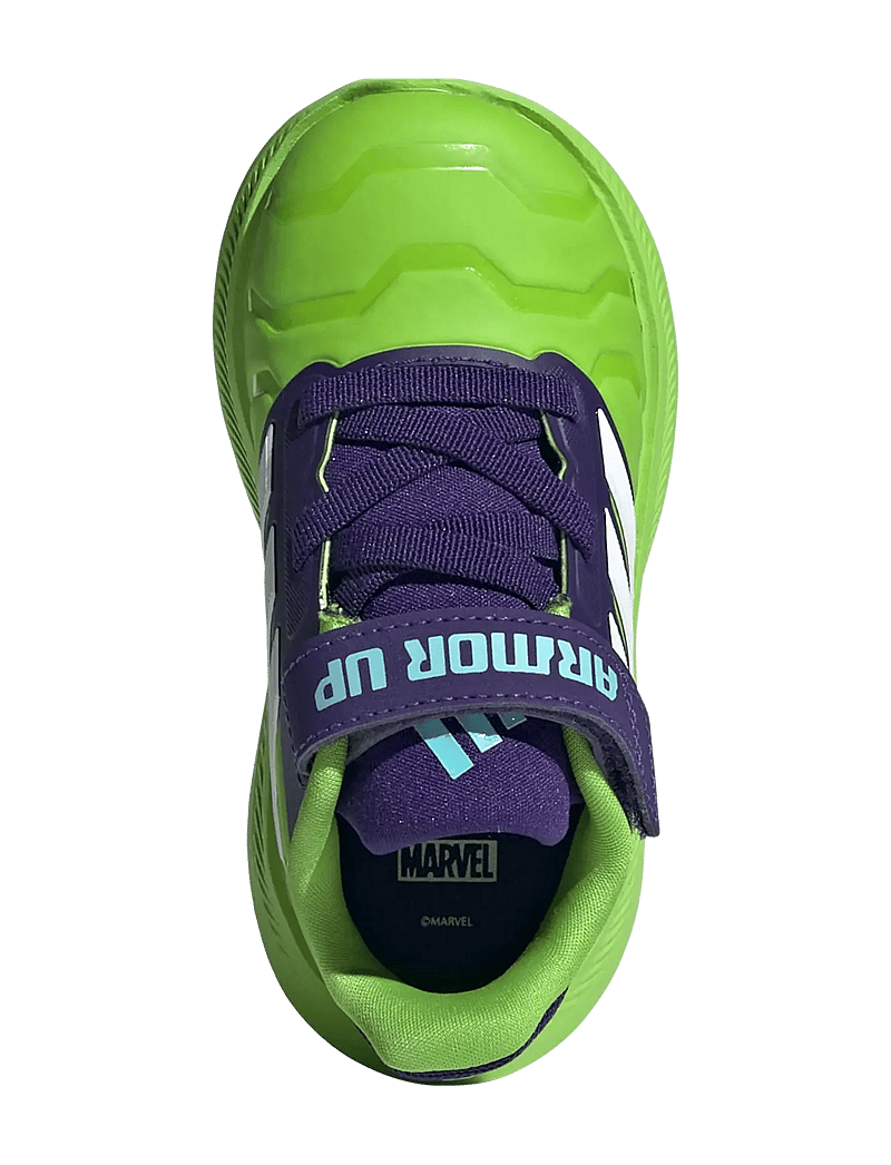 adidas Sportswear - RUNFALCON 5 IRON HULK EL I - niedriger schnitt - sesogr/ftwwht/cpurpl - 4