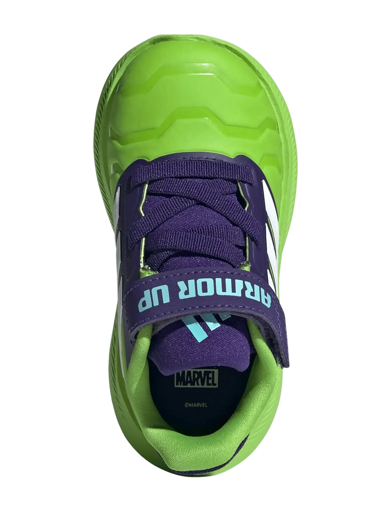 adidas Sportswear - RUNFALCON 5 IRON HULK EL I - lav ankel - sesogr/ftwwht/cpurpl - 4