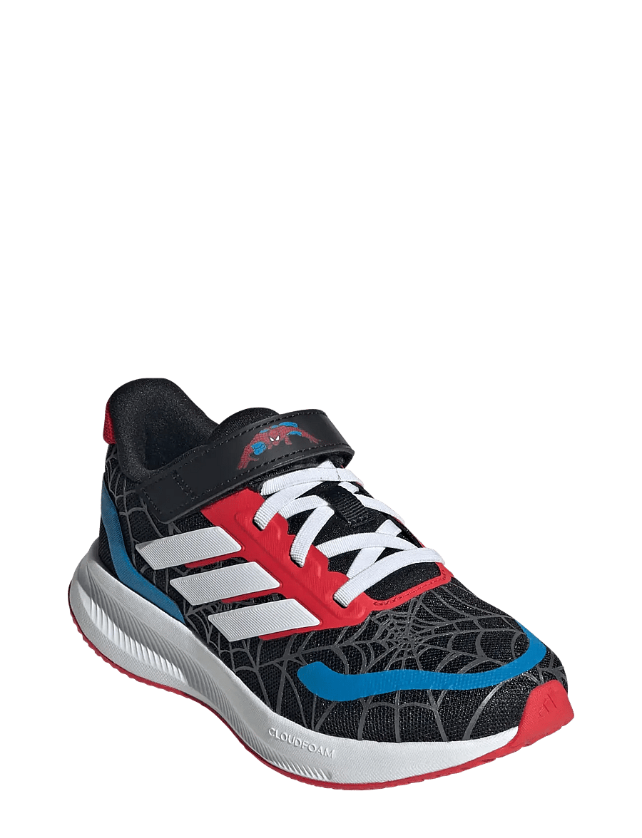 adidas Sportswear - RUNFALCON SPIDER-MAN EL C - lave sneakers - cblack/ftwwht/purrub - 0