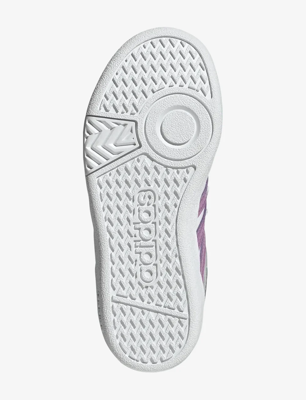 adidas Sportswear - HOOPS 4.0 CF C - låga sneakers - ftwwht/prepur/gretwo - 5