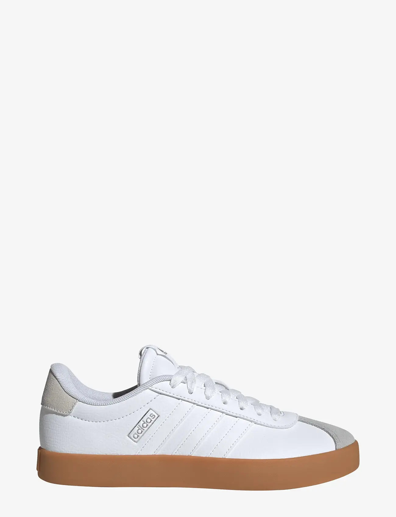 adidas Sportswear - VL COURT 3.0 - matalavartiset tennarit - ftwwht/ftwwht/silvmt - 1