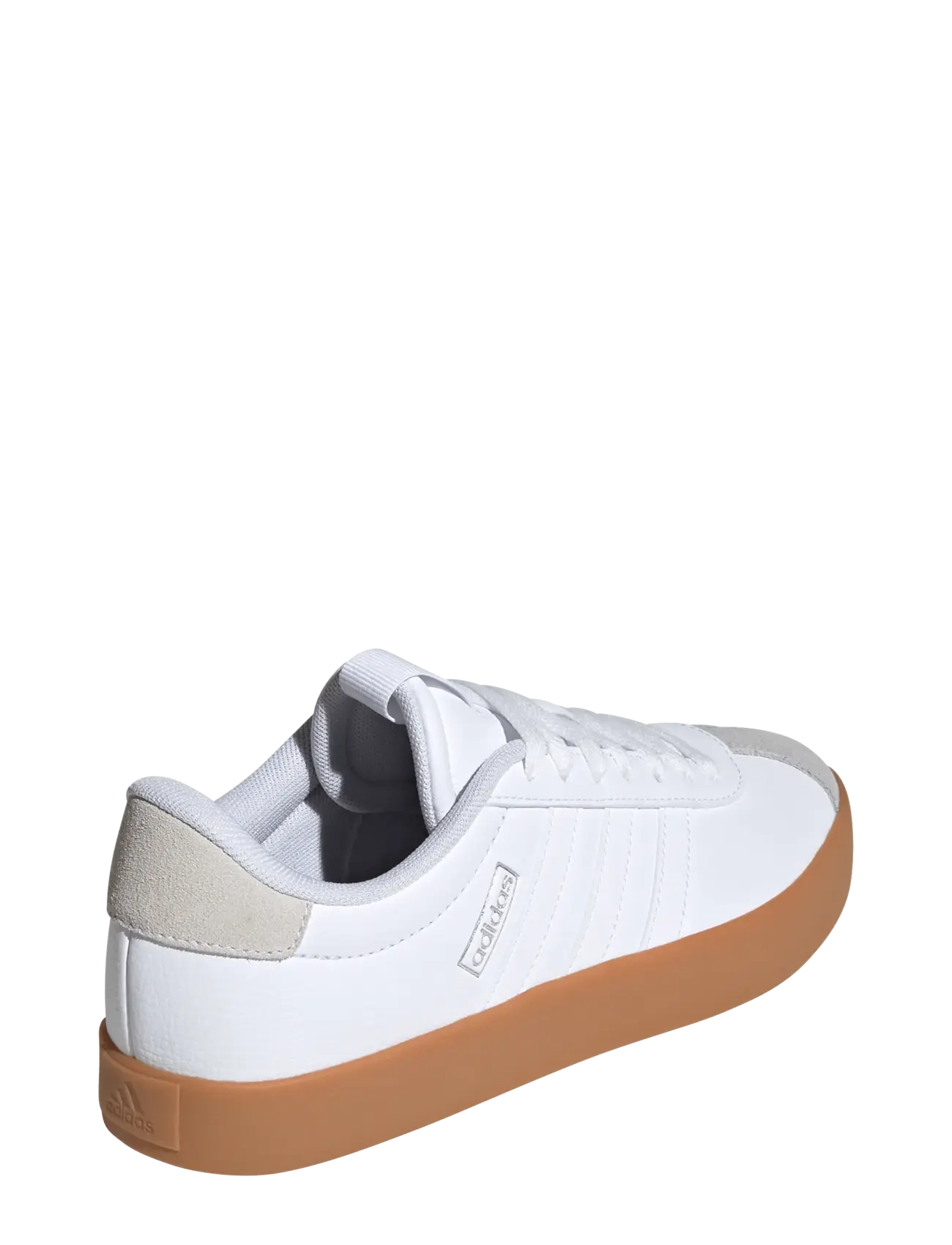 adidas Sportswear - VL COURT 3.0 - lave sneakers - ftwwht/ftwwht/silvmt - 3