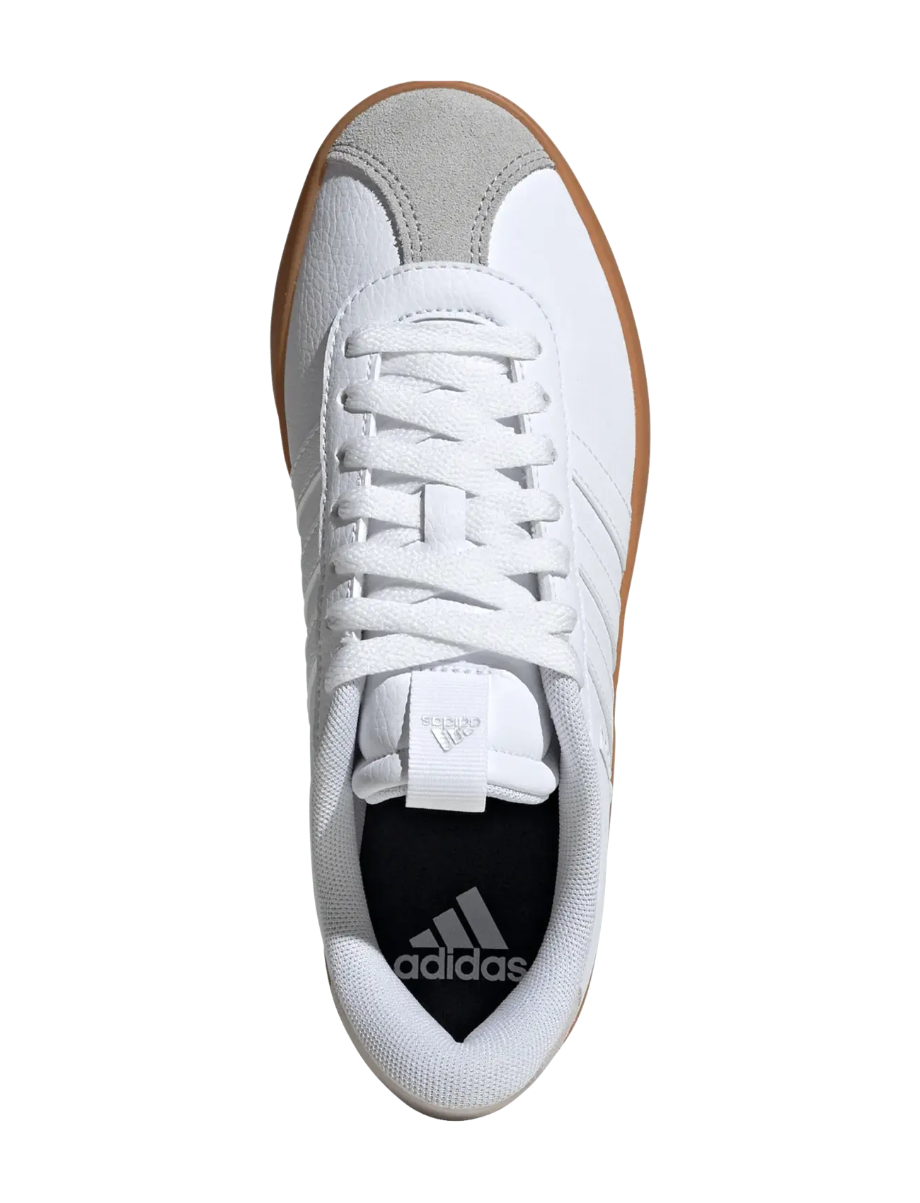 adidas Sportswear - VL COURT 3.0 - lave sneakers - ftwwht/ftwwht/silvmt - 4
