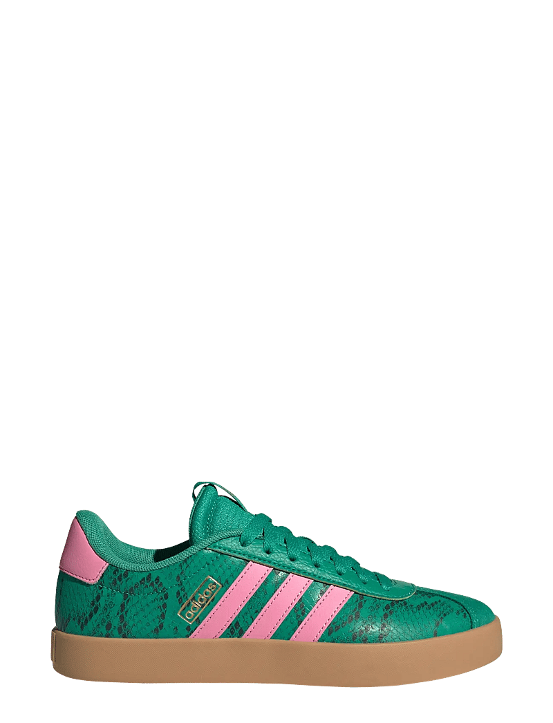adidas Sportswear - VL COURT 3.0 - låga sneakers - cougrn/blipnk/goldmt - 1