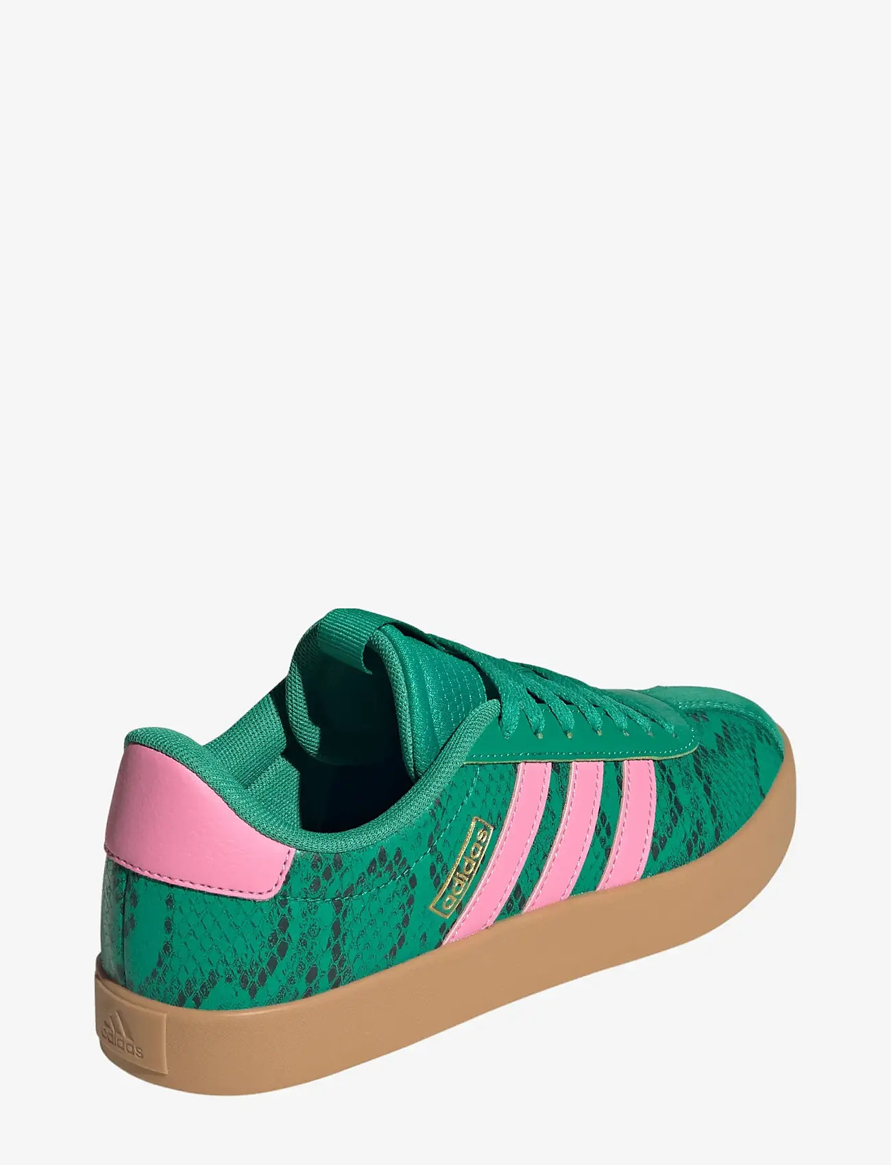 adidas Sportswear - VL COURT 3.0 - låga sneakers - cougrn/blipnk/goldmt - 3