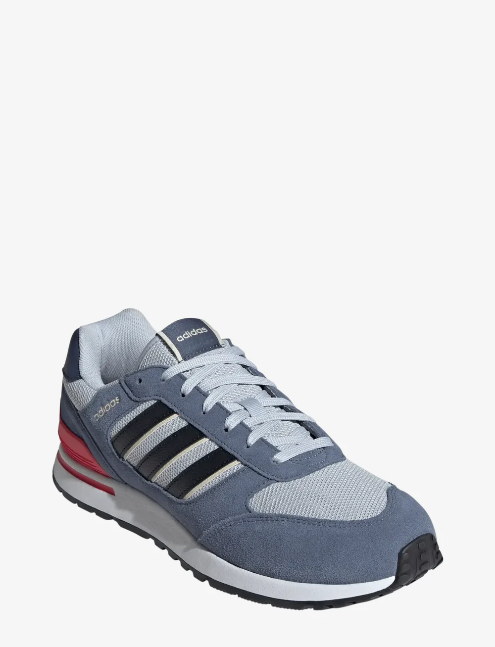 adidas Sportswear - RUN 80s - niedriger schnitt - halblu/cblack/purrub - 0