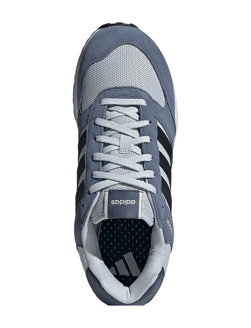 adidas Sportswear - RUN 80s - niedriger schnitt - halblu/cblack/purrub - 4