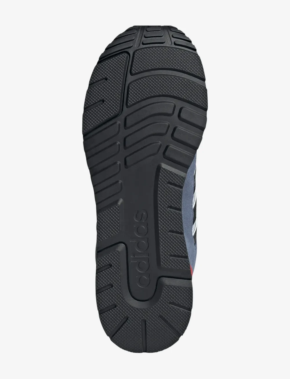 adidas Sportswear - RUN 80s - niedriger schnitt - halblu/cblack/purrub - 5