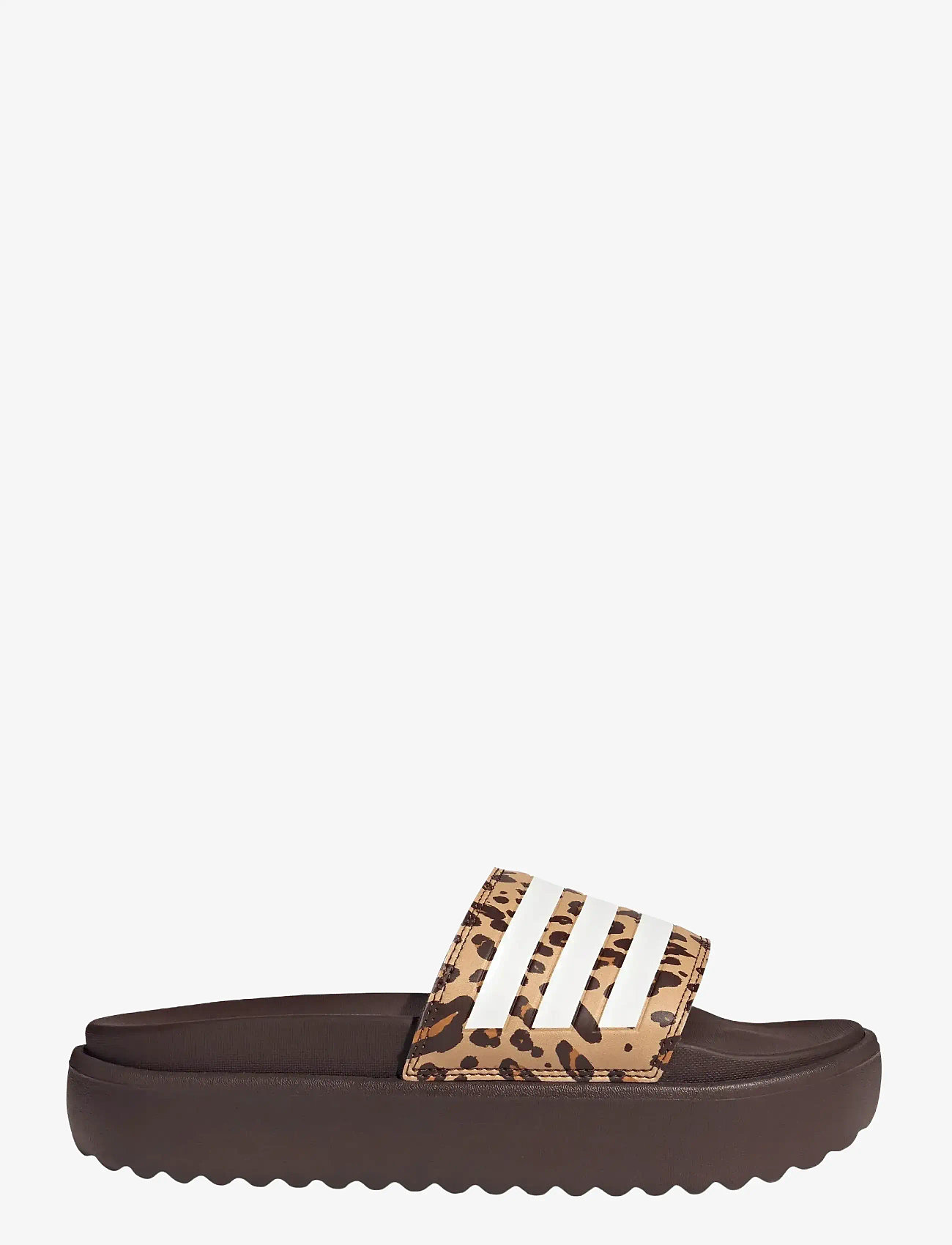 adidas Sportswear - ADILETTE PLATFORM - badesko & badesandaler - shabrn/ftwwht/magbei - 1