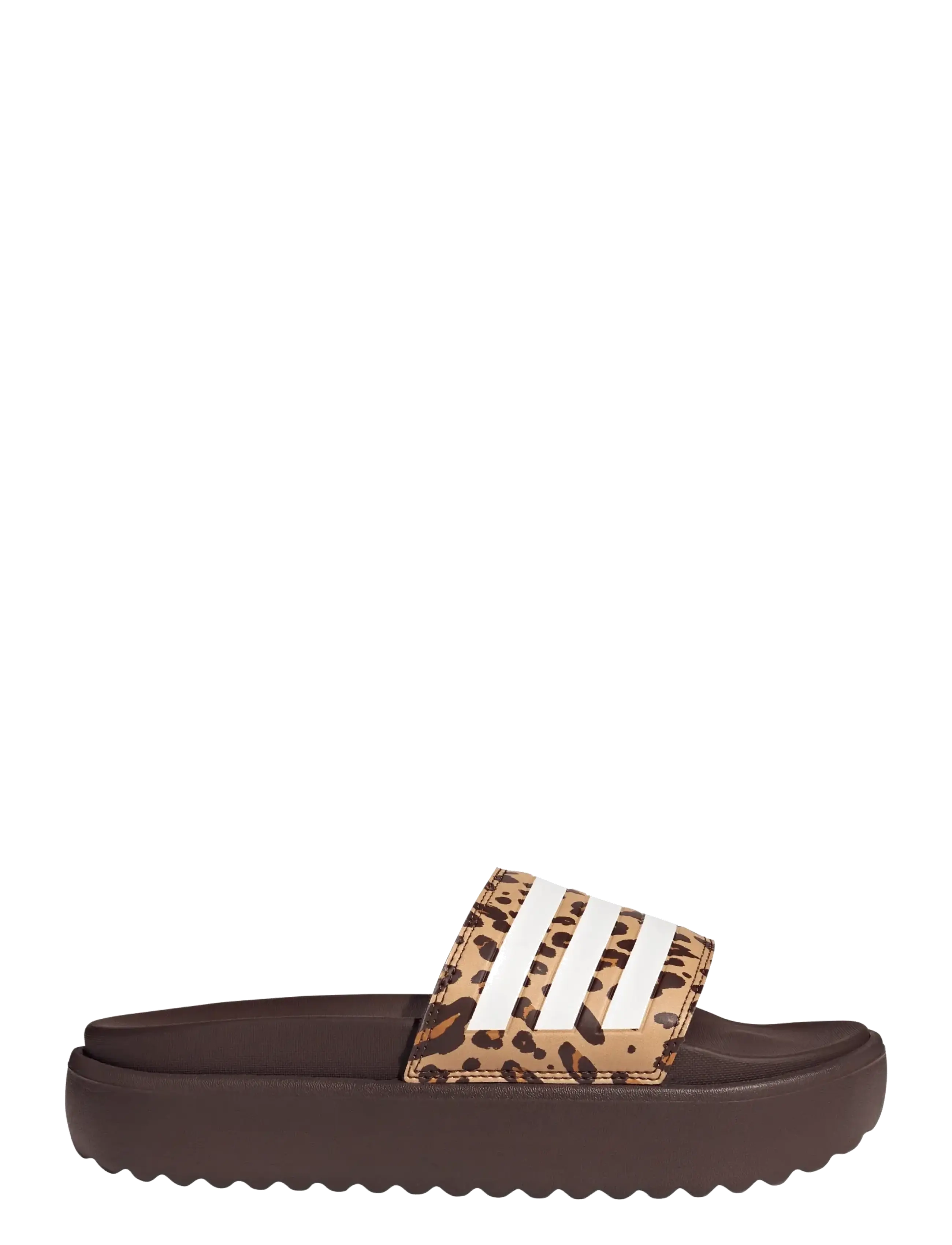 adidas Sportswear - ADILETTE PLATFORM - sandaalid ja sussid - shabrn/ftwwht/magbei - 1