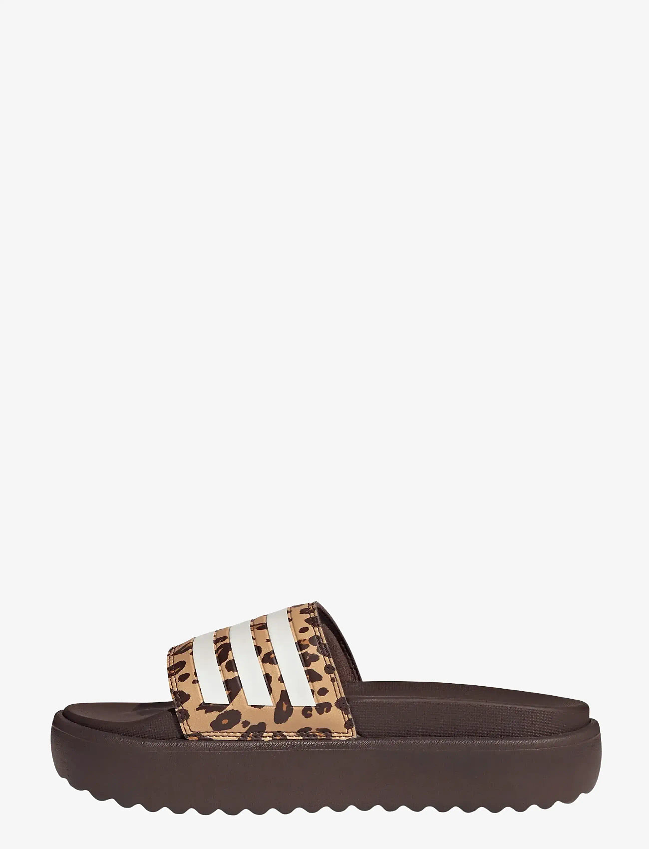 adidas Sportswear - ADILETTE PLATFORM - badesko & badesandaler - shabrn/ftwwht/magbei - 2