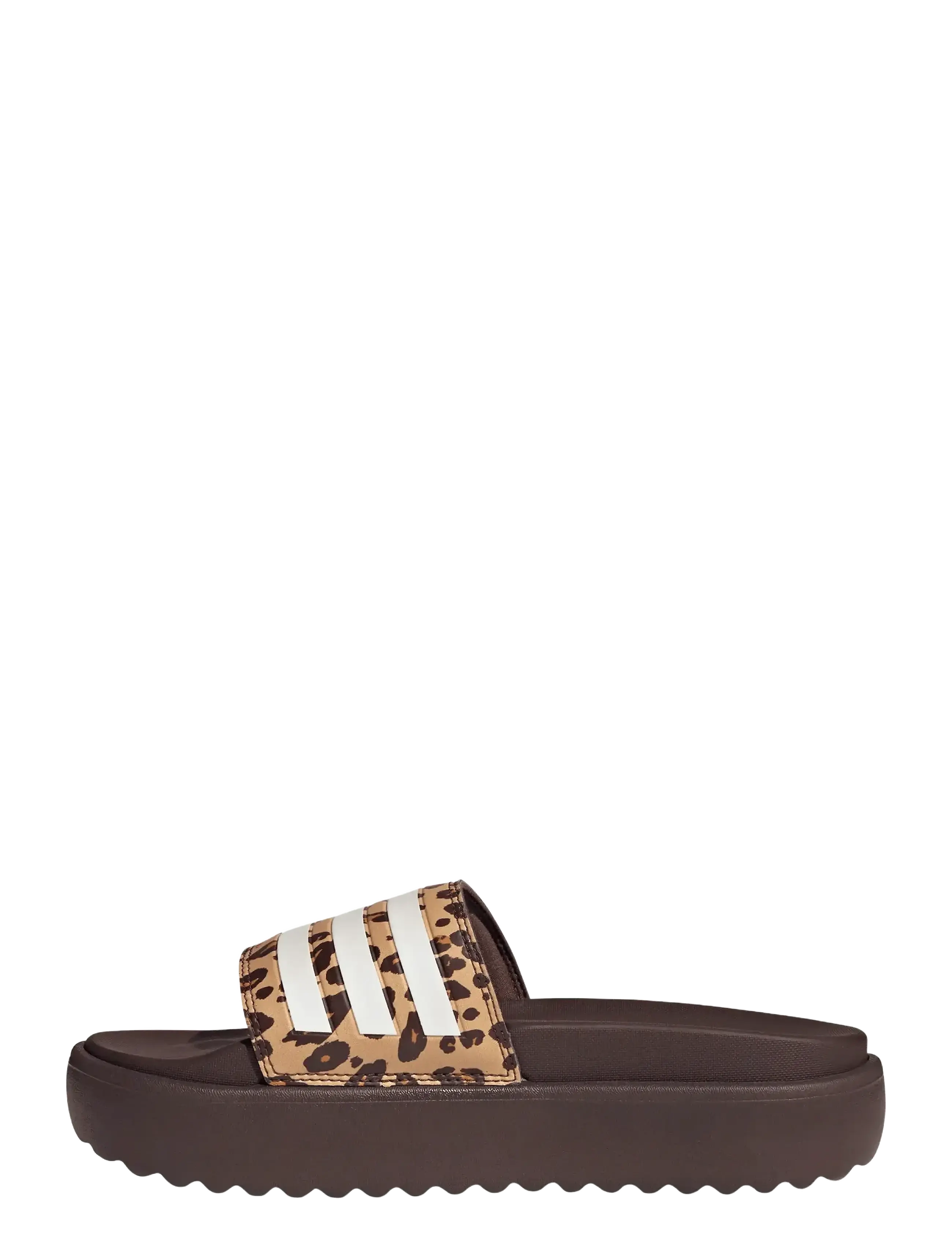 adidas Sportswear - ADILETTE PLATFORM - sandaalid ja sussid - shabrn/ftwwht/magbei - 2