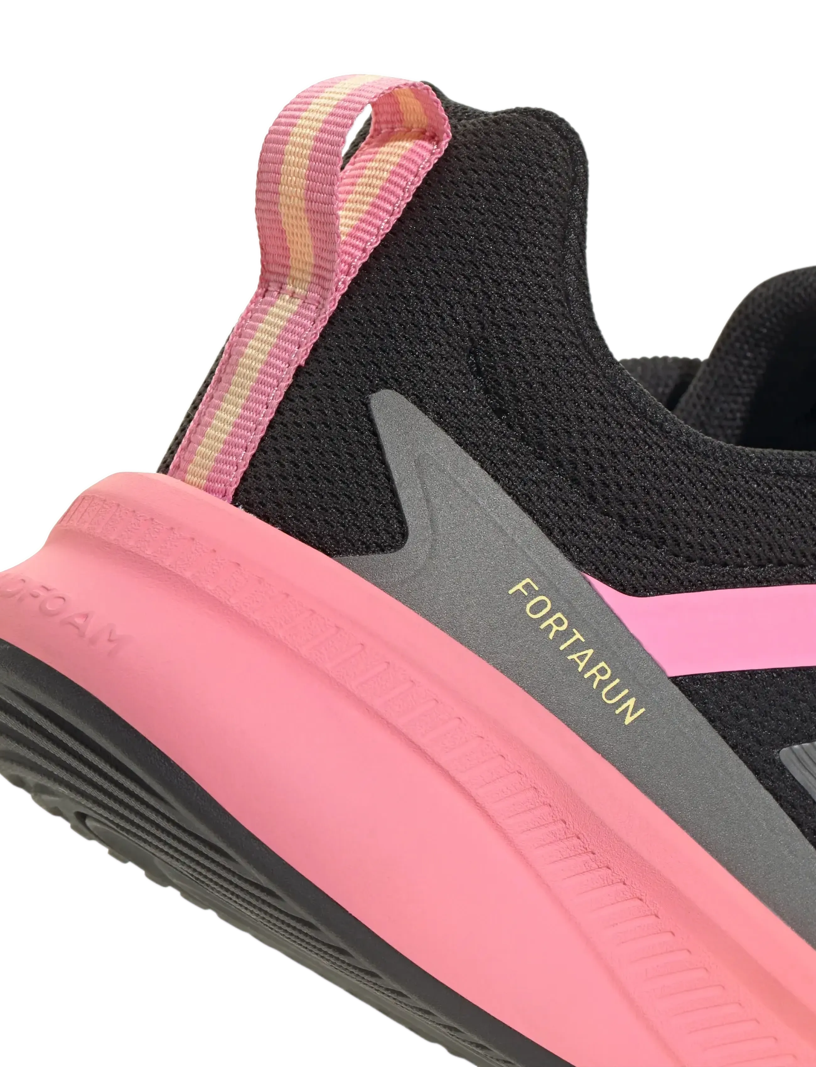 adidas Sportswear - FortaRun 4.0 J - løbesko - cblack/ironmt/blipnk - 5