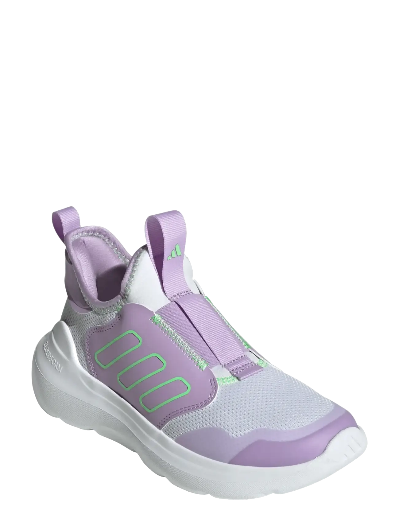 adidas Sportswear TENSAUR COMFORT AC J - Skor - FTWWHT/LIMBUR/POWPLU / purple