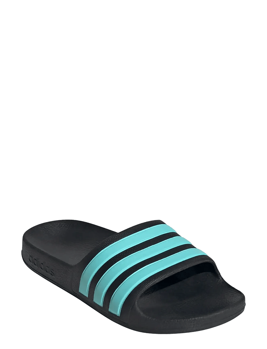 adidas Sportswear - ADILETTE AQUA K - glissières de piscine - cblack/flaaqu/cblack - 0
