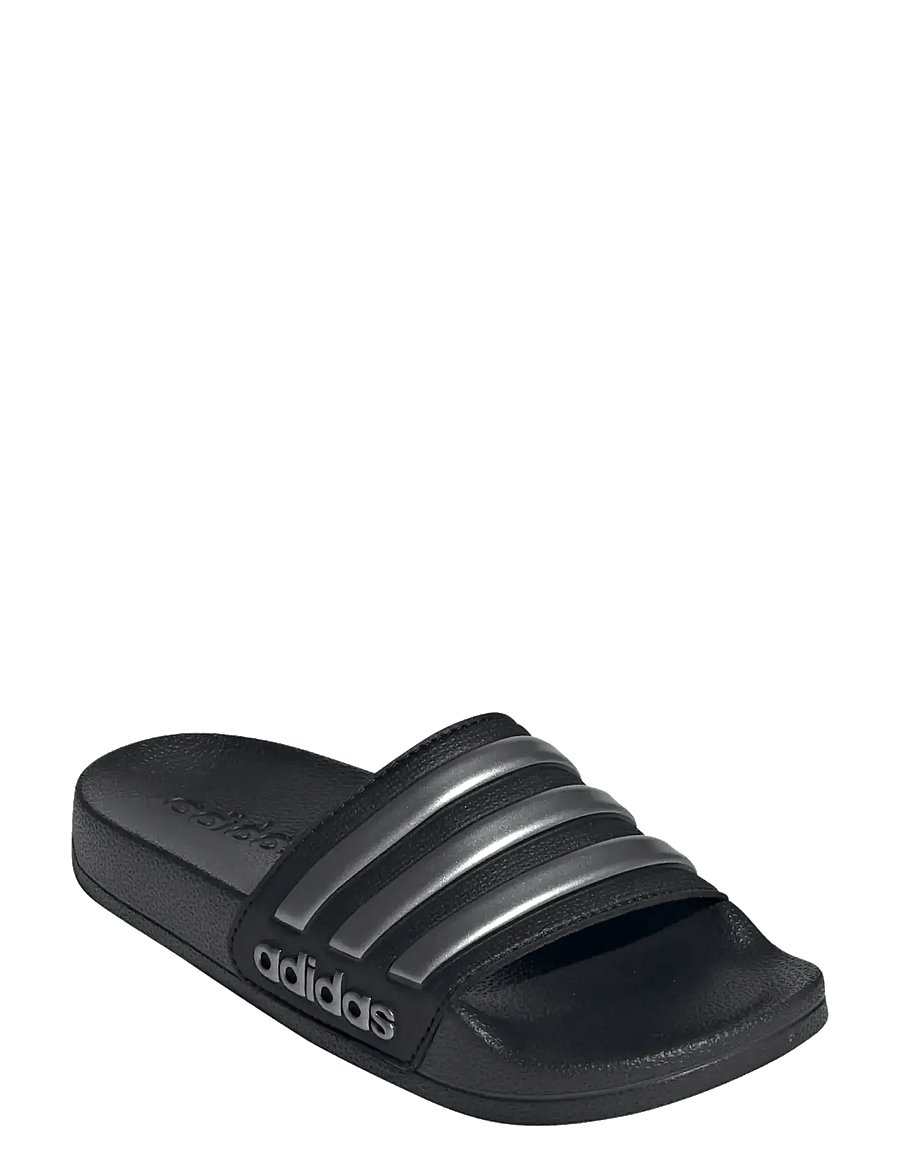 adidas Sportswear - ADILETTE SHOWER K - badesandaler - cblack/ironmt/cblack - 0