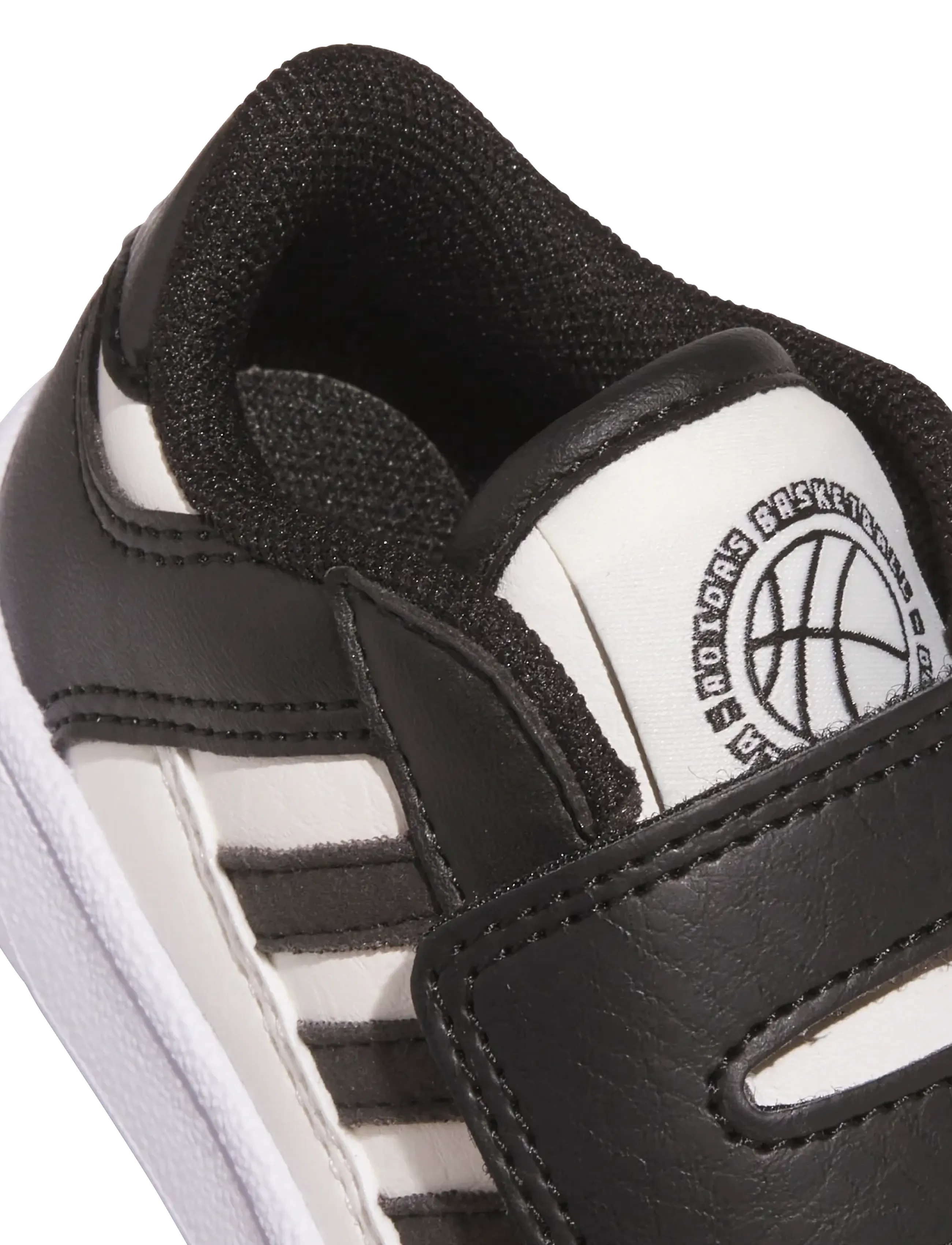 adidas Sportswear - RAPID COURT CF I - lágir strigaskór - cblack/clowhi/ftwwht - 5
