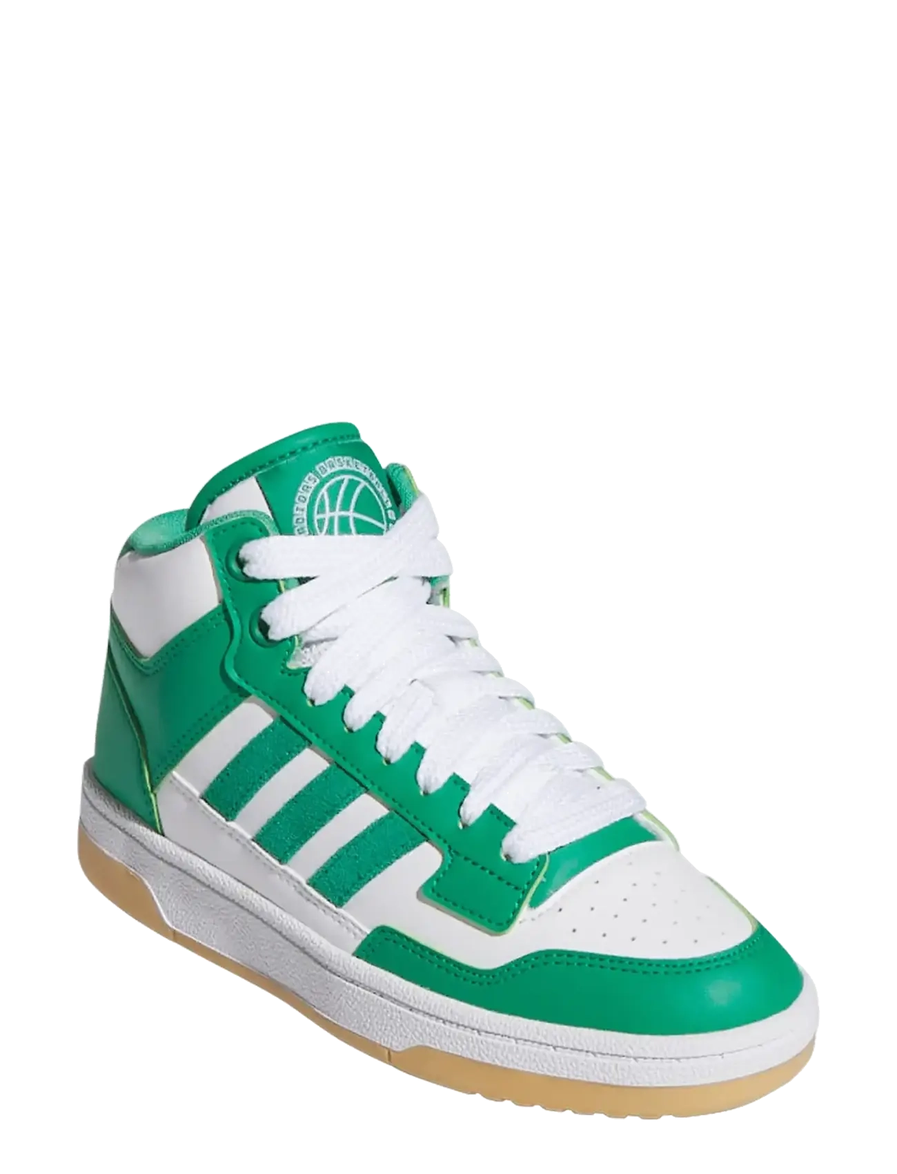 adidas Sportswear RAPID COURT MID J - adidas - FTWWHT/COUGRN/GUM3 / green