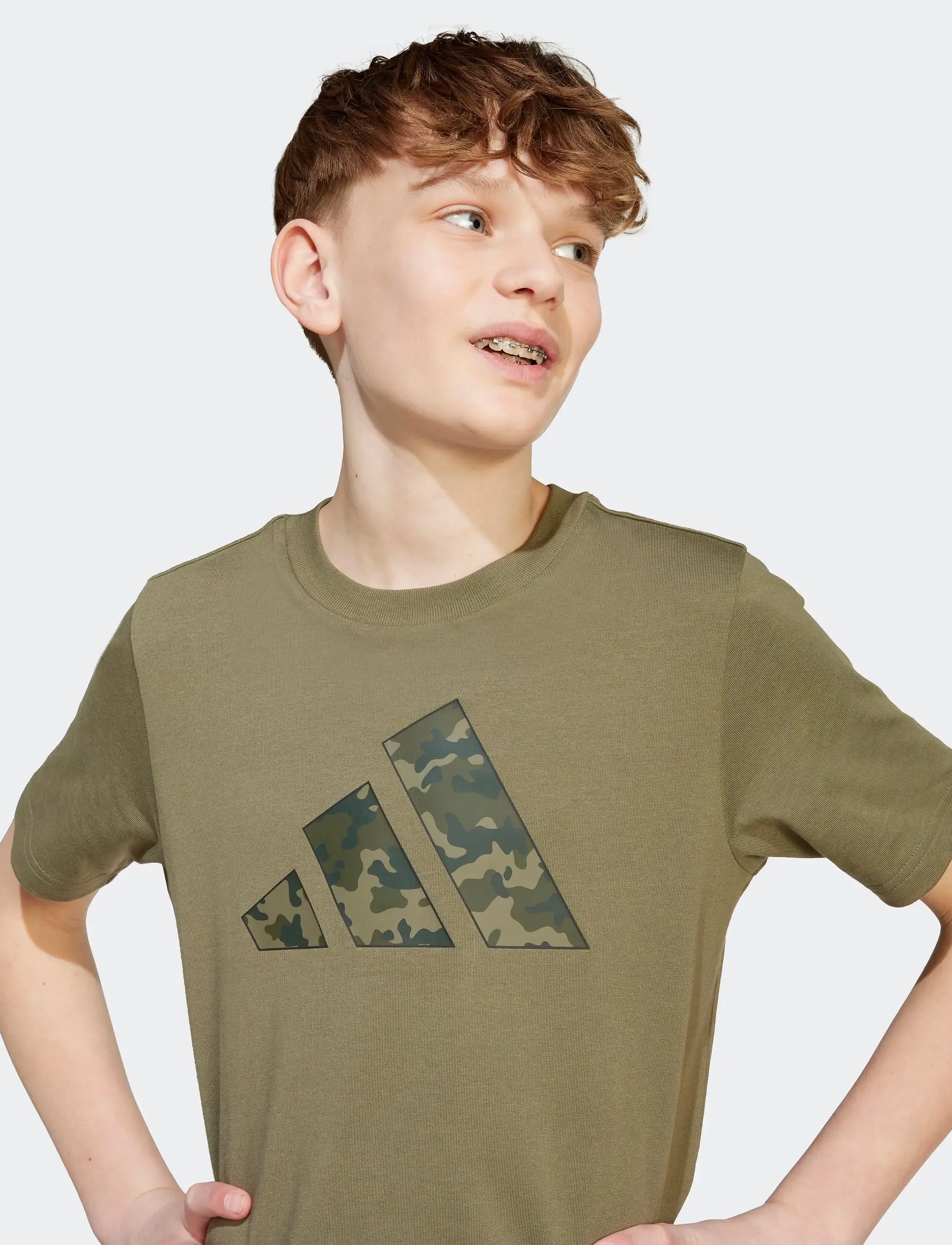 adidas Sportswear - J CAMO T - kortærmede t-shirts - olistr - 3