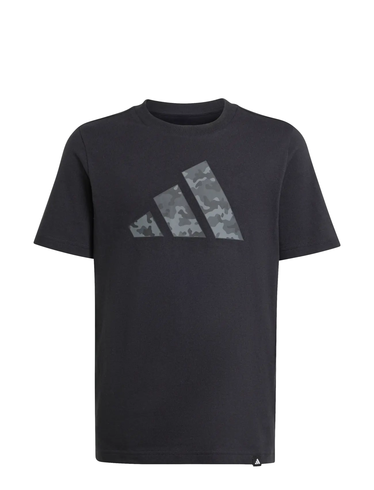adidas Sportswear J CAMO T - Toppe og t-shirts - BLACK / black