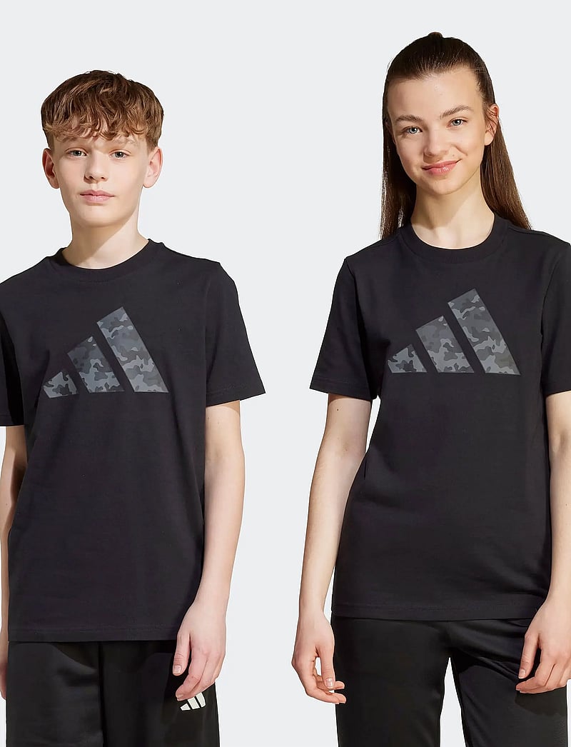 adidas Sportswear - J CAMO T - t-krekli ar īsām piedurknēm - black - 5