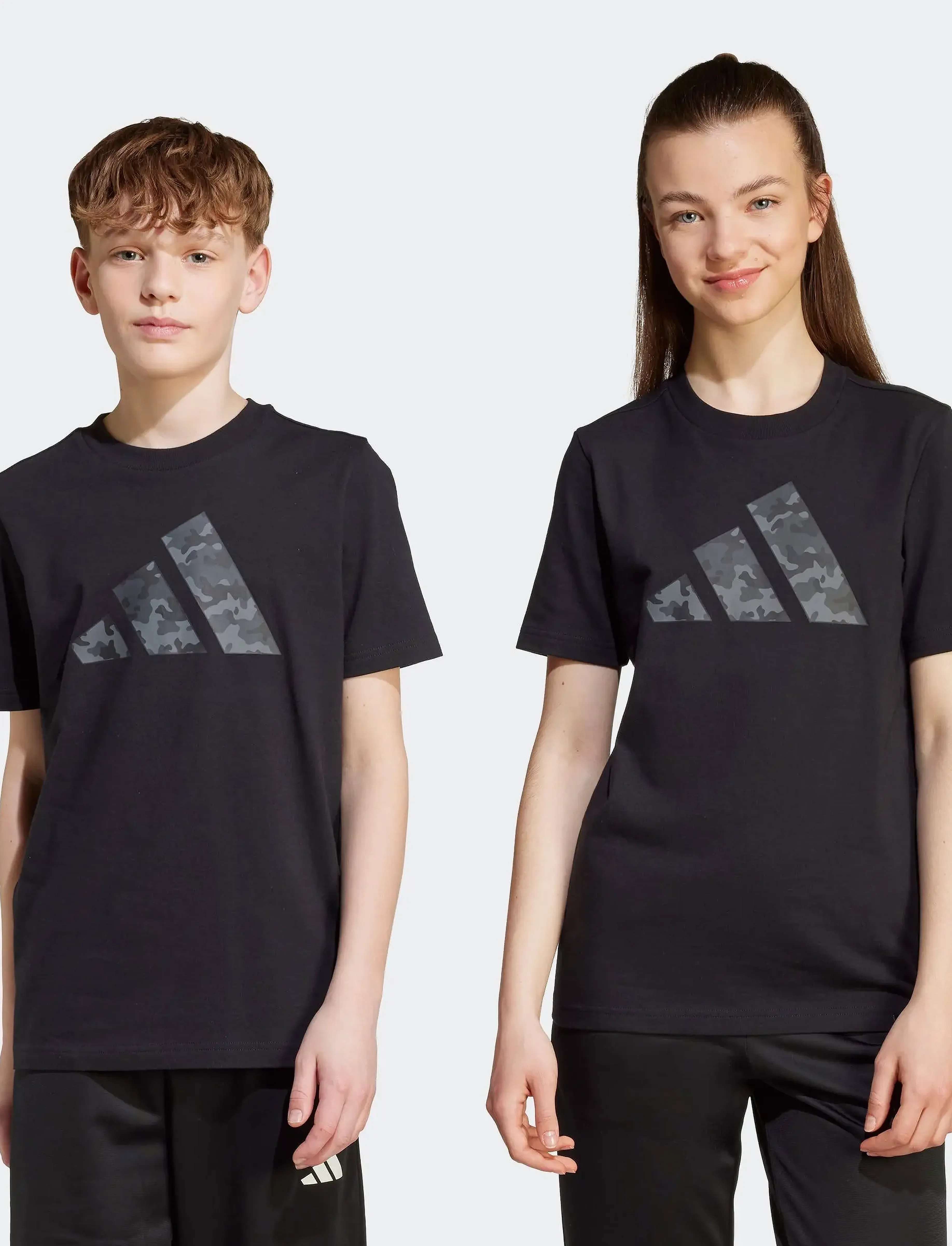 adidas Sportswear - J CAMO T - korte mouwen - black - 5