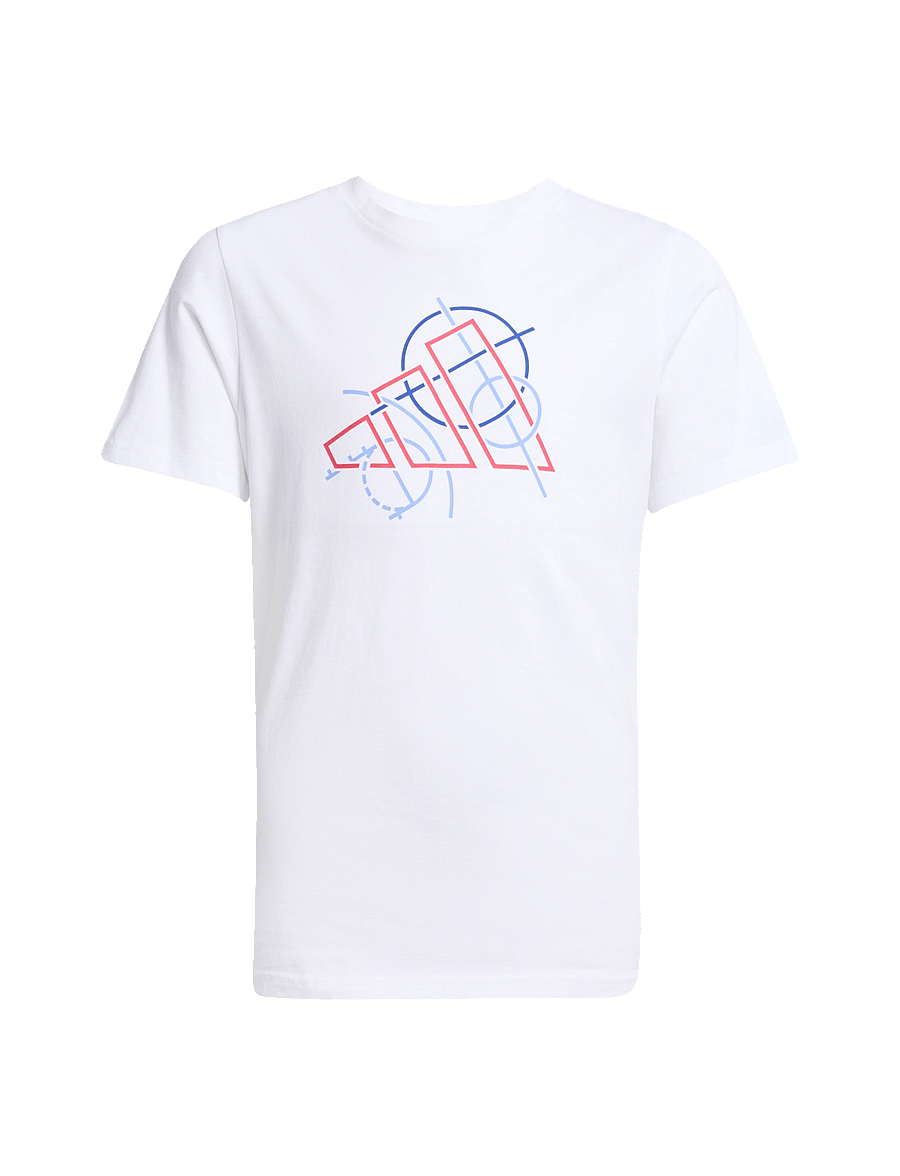 adidas Sportswear - J TECH TABLE T - kortærmede t-shirts - white - 1