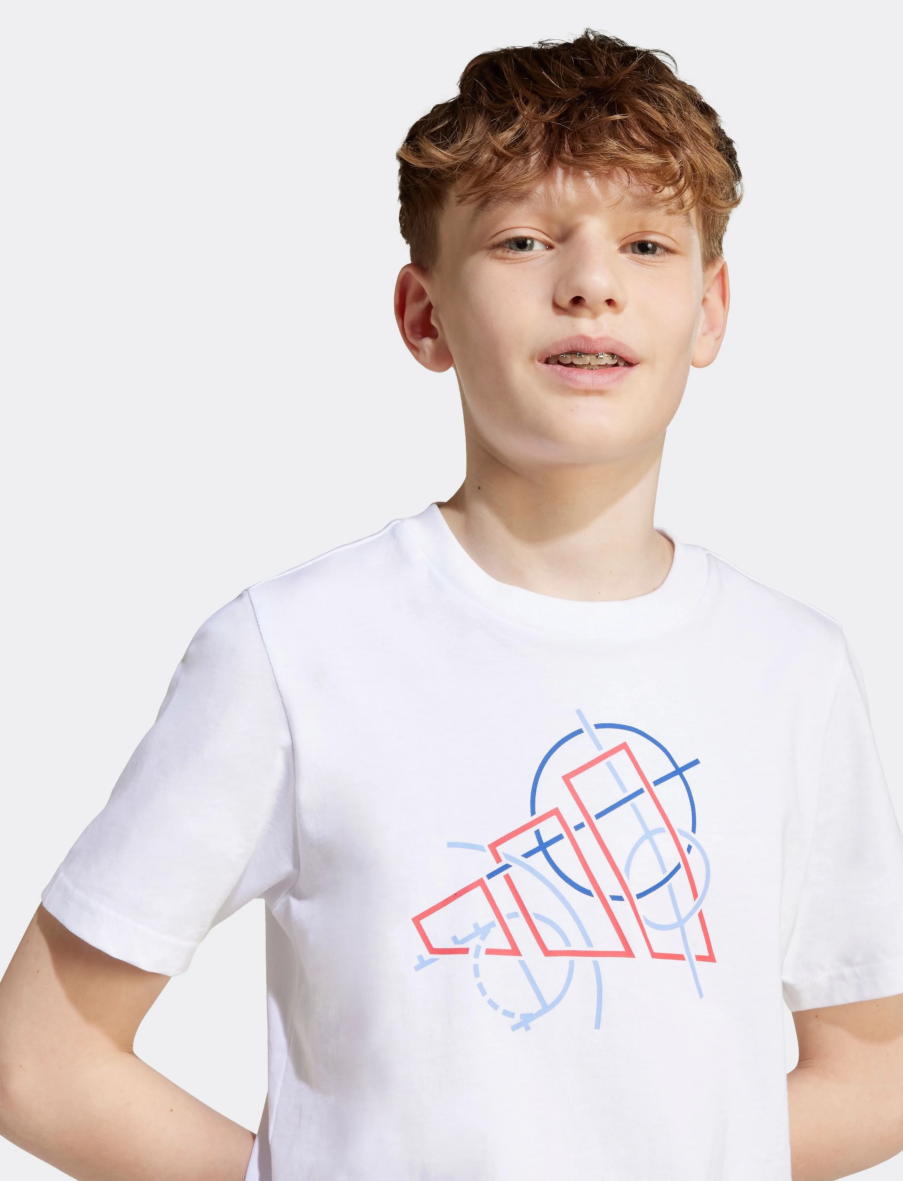 adidas Sportswear - J TECH TABLE T - kortærmede t-shirts - white - 3