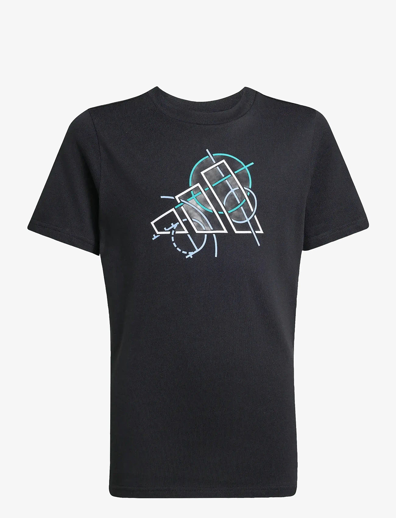 adidas Sportswear - J TECH TABLE T - kortärmade t-shirts - black - 1