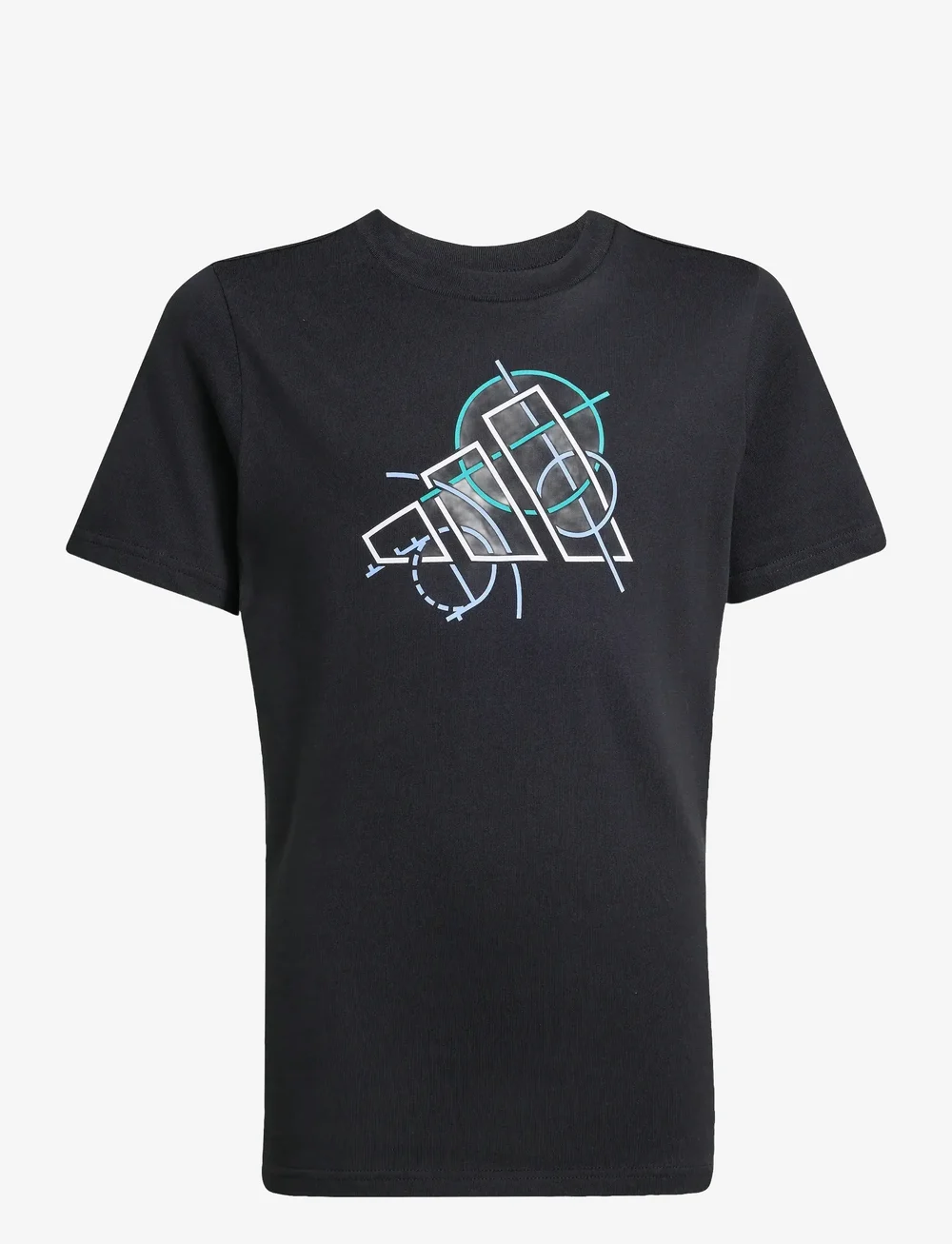 adidas Sportswear - J TECH TABLE T - t-shirts à manches courtes - black - 1