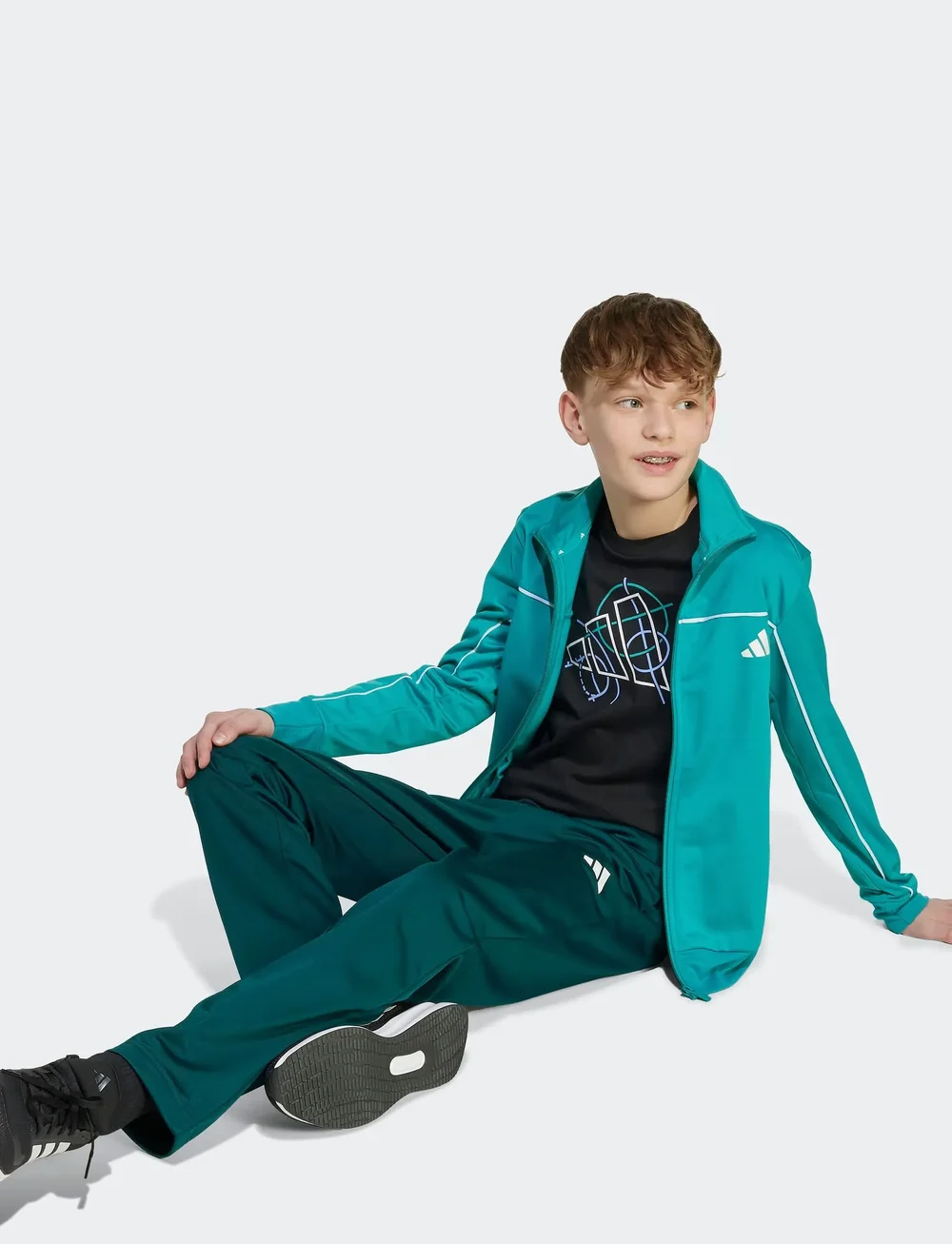 adidas Sportswear - J TECH TABLE T - t-shirts à manches courtes - black - 5