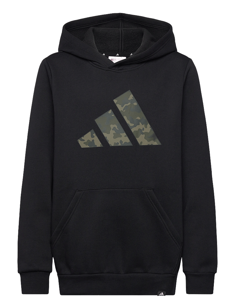 adidas Sportswear - J CAMO HD - kapuutsiga dressipluusid - black - 0