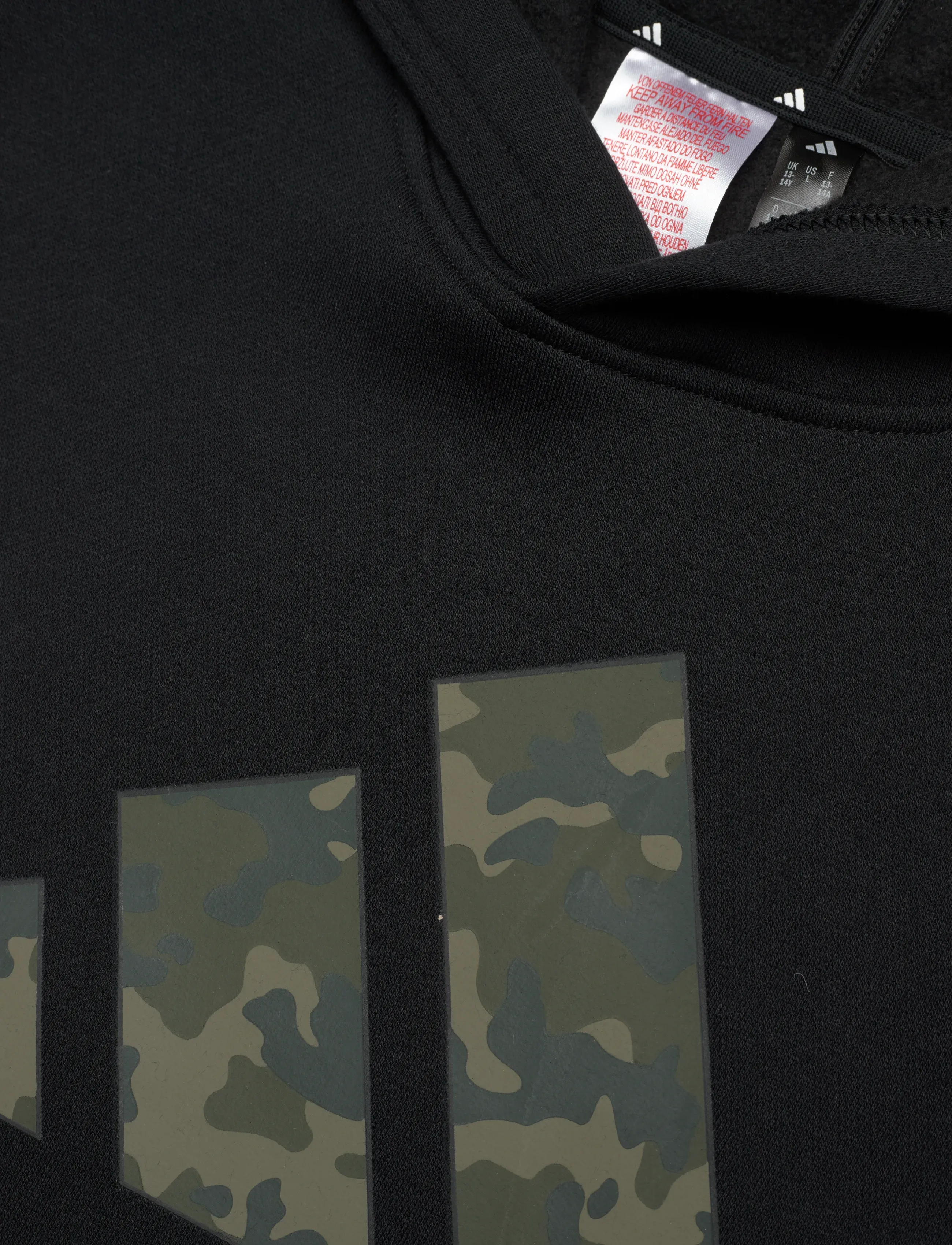 adidas Sportswear - J CAMO HD - pulls a capuche - black - 2