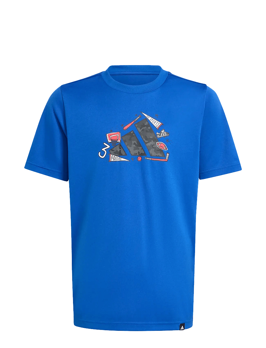 adidas Sportswear - J CAMO TRAIN T - kurzärmelig - royblu - 1