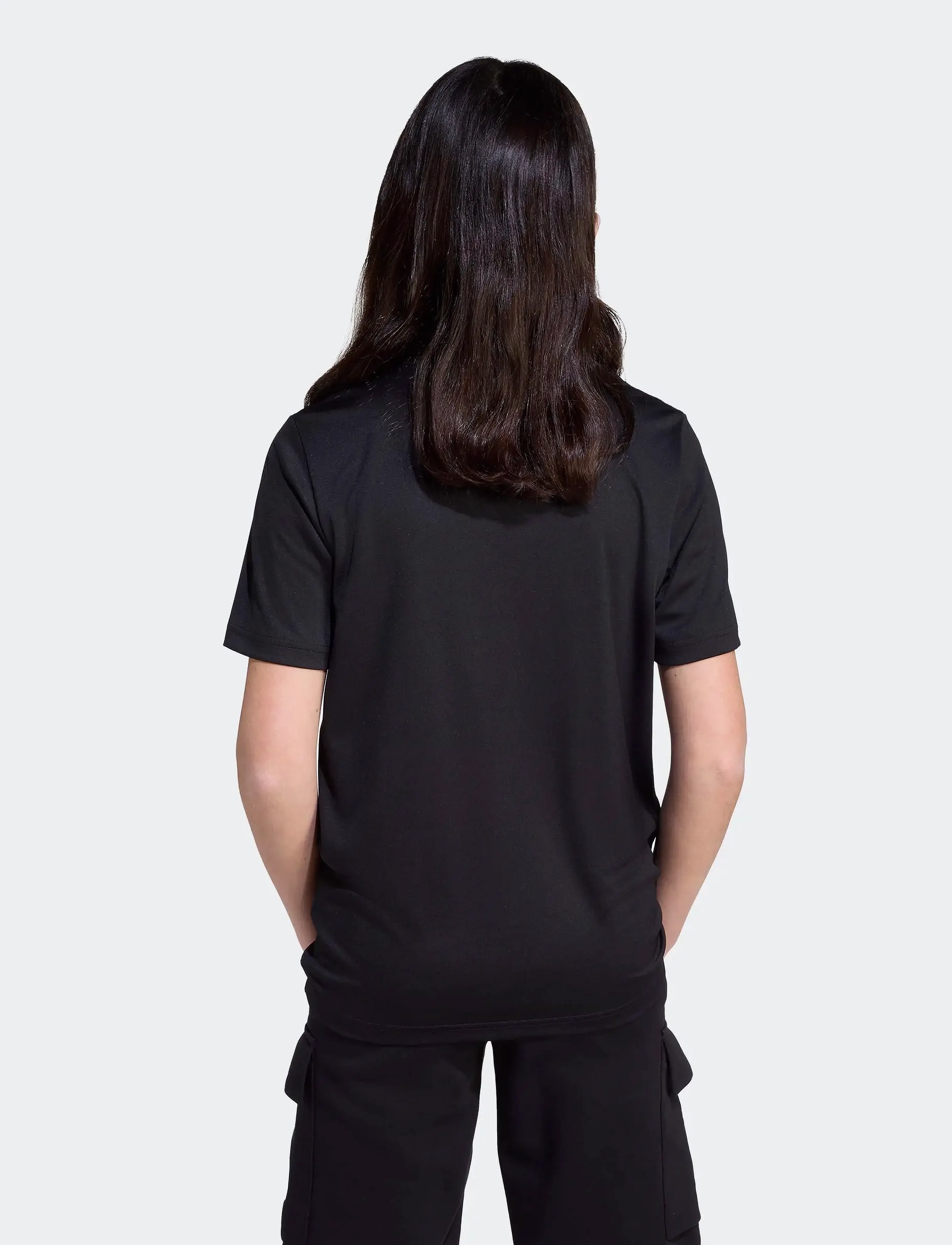 adidas Sportswear - J CAMO TRAIN T - kortærmede t-shirts - black - 2