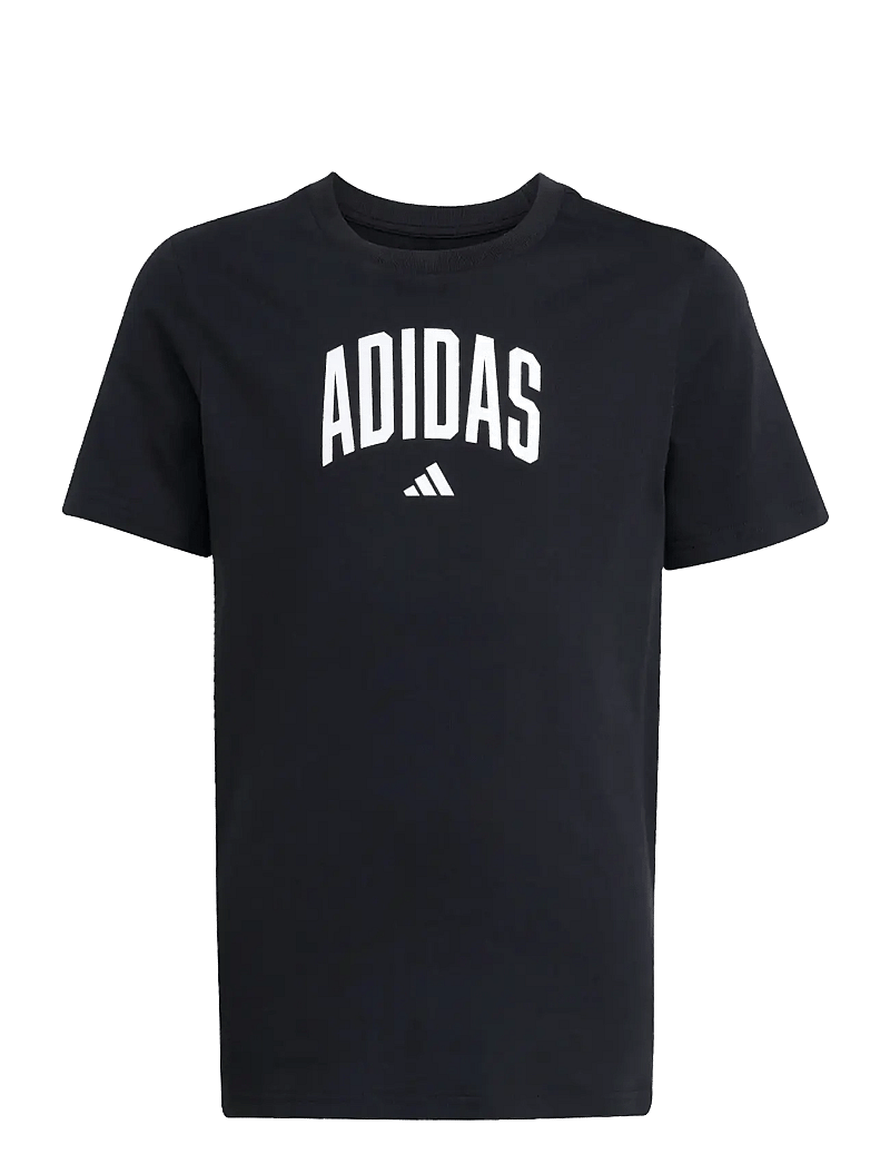 adidas Sportswear - J COLLEG T - t-krekli ar īsām piedurknēm - black - 1