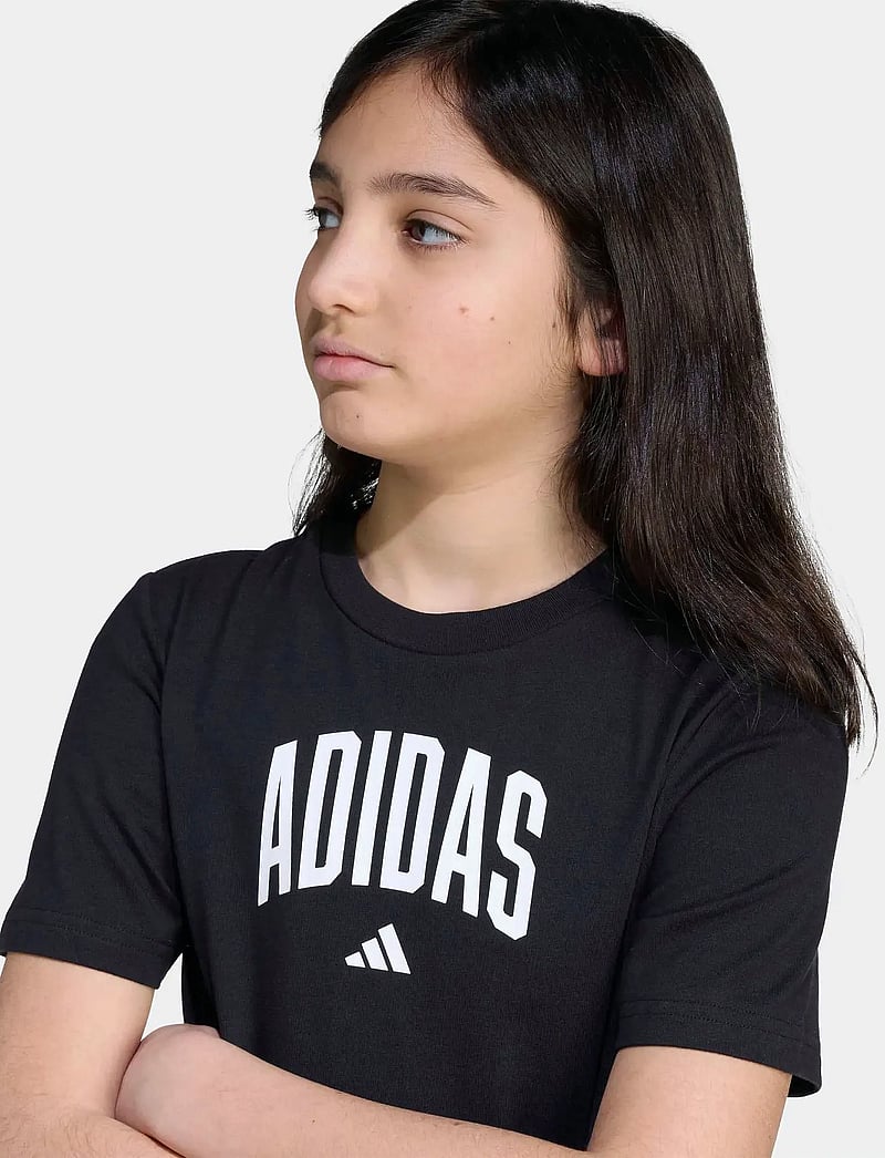 adidas Sportswear - J COLLEG T - t-krekli ar īsām piedurknēm - black - 3