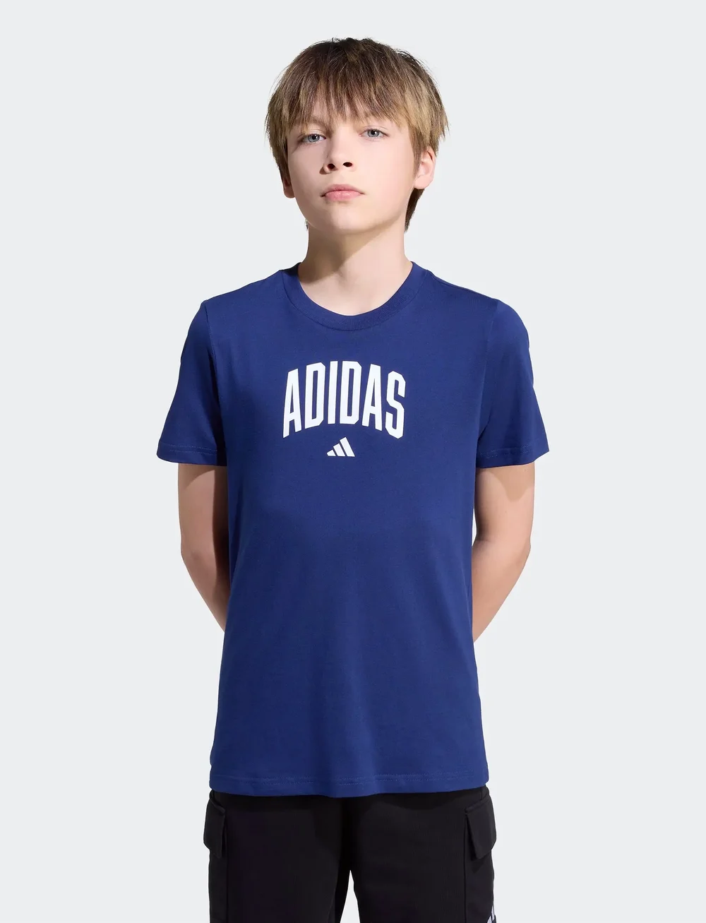 adidas Sportswear - J COLLEG T - kurzärmelig - dkblue - 0